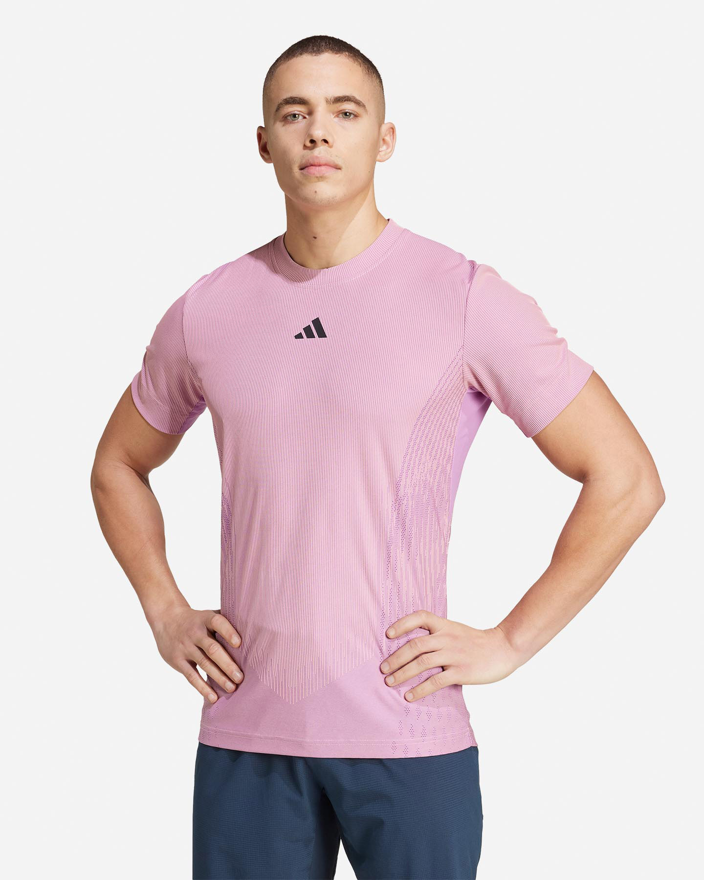 T-shirt tennis ADIDAS US OPEN SERIES M - Rosa - 1 | Cisalfa Sport