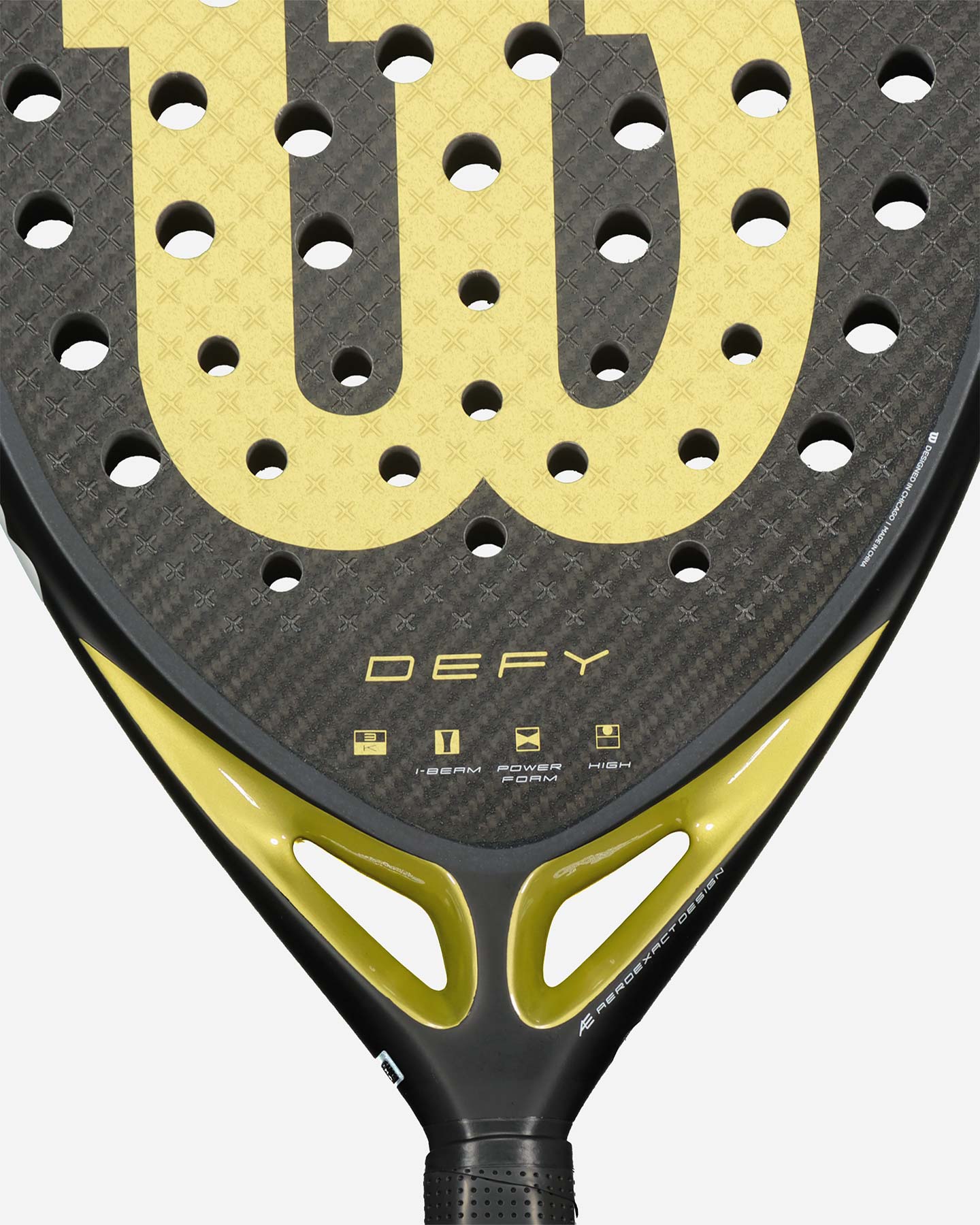 Racchetta padel WILSON DEFY V1 PADEL  - Nero - 3 | Cisalfa Sport