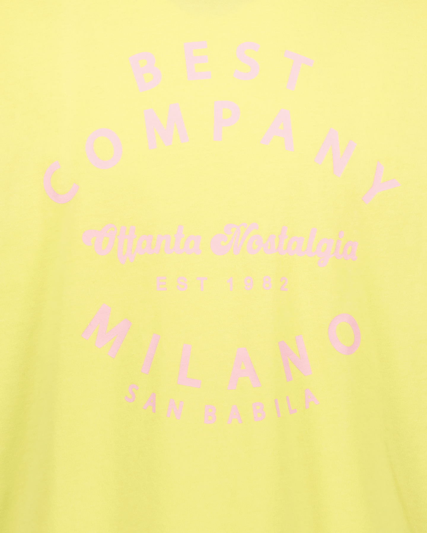 T-shirt BEST COMPANY SUNNY M - Giallo - 2 | Cisalfa Sport