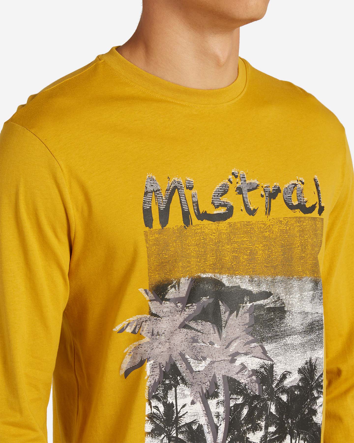 T-shirt MISTRAL PHOTOGRAPH M - Giallo - 4 | Cisalfa Sport