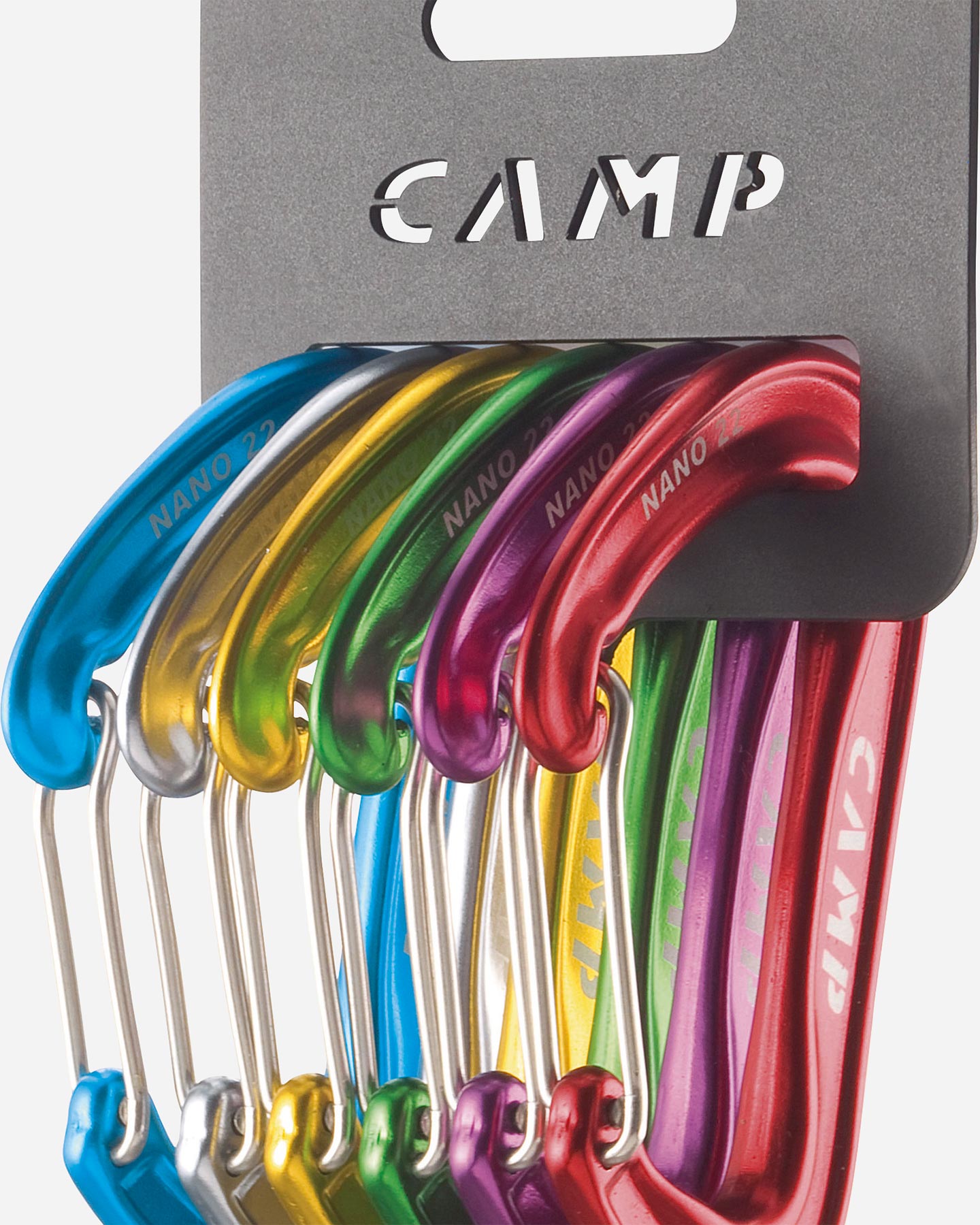 Moschettone CAMP MOSCHETTONI CAMP NANO RACK PACK 6PZ 2479 - 1 | Cisalfa Sport