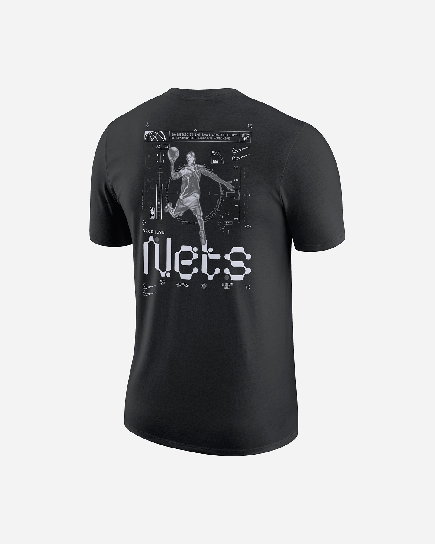 Abbigliamento basket NIKE BROOKLYN CTS ATC MAX90 M - Nero - 1 | Cisalfa Sport