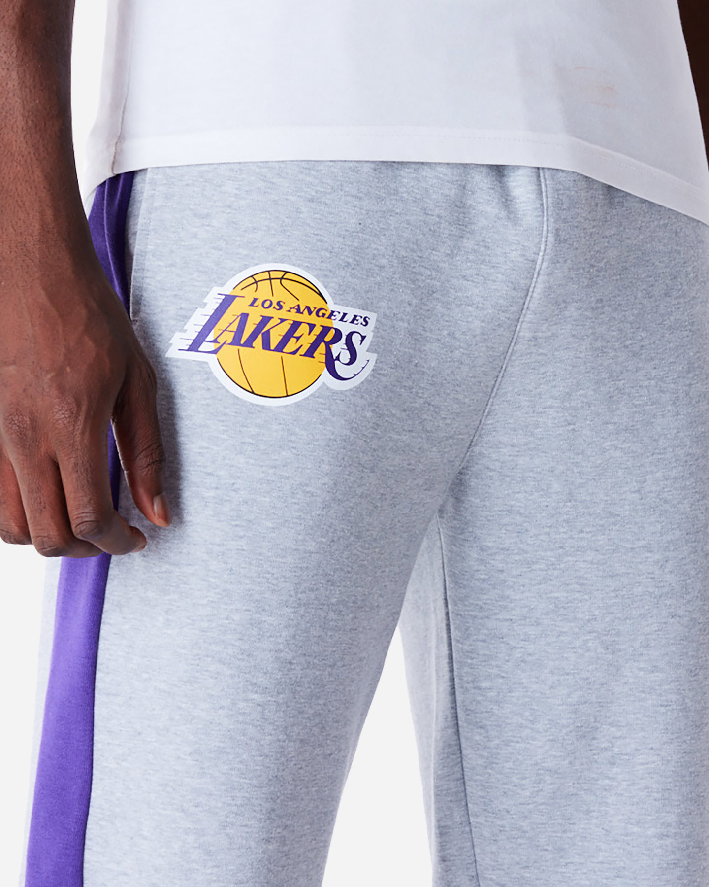 Abbigliamento basket NEW ERA PANEL LAKERS JOGGER M - 4 | Cisalfa Sport