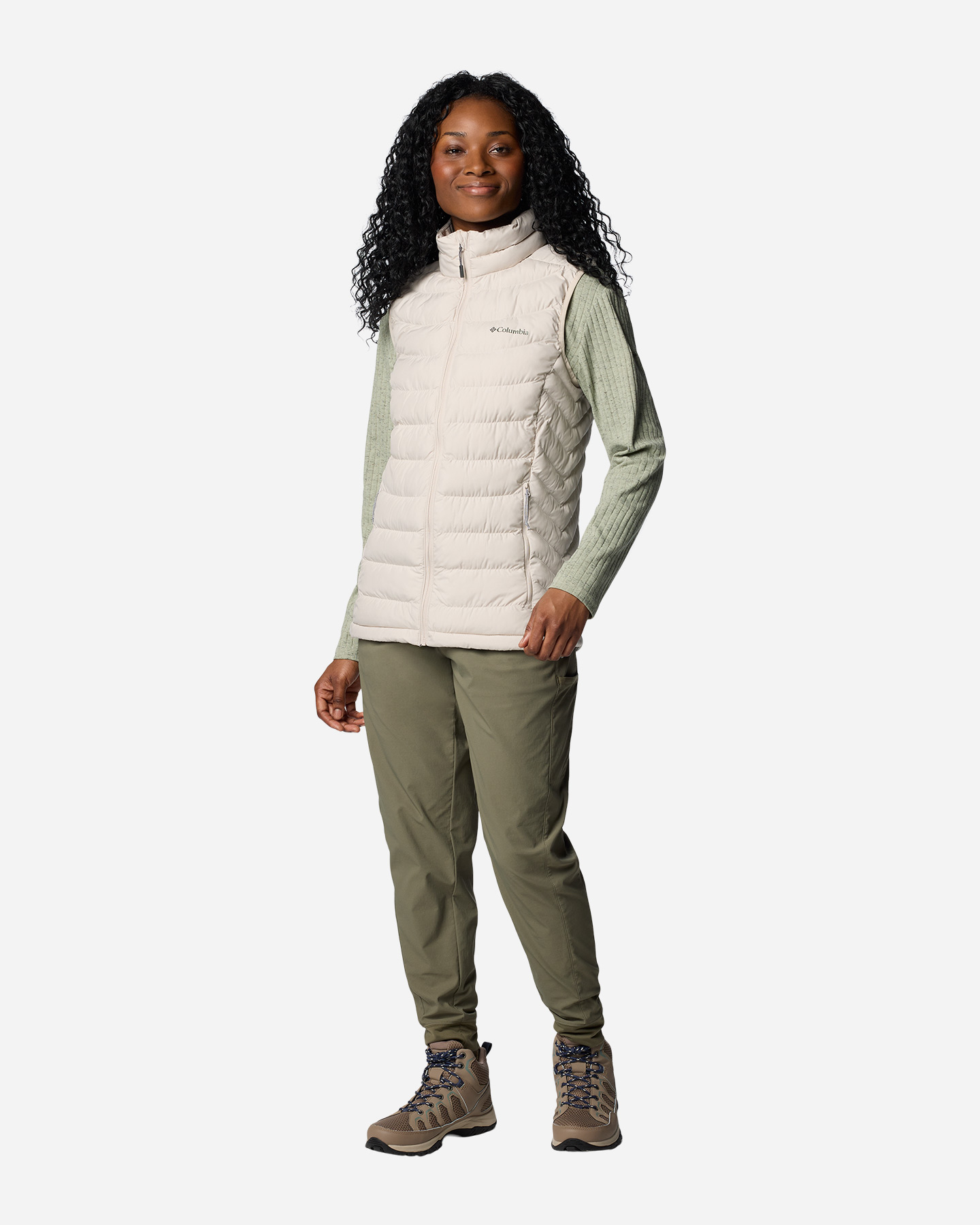 Gilet COLUMBIA POWDER LITE W - Grigio - 3 | Cisalfa Sport