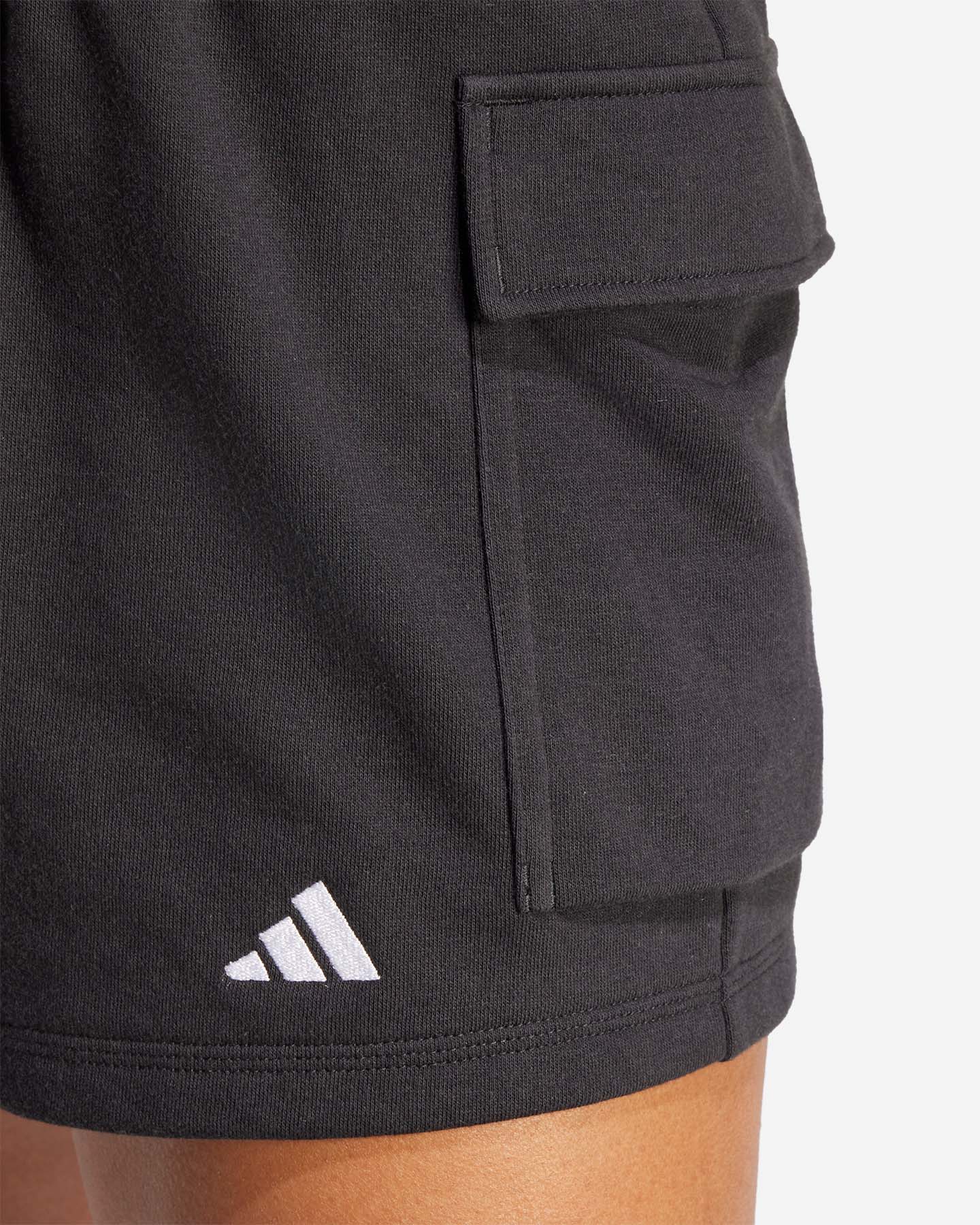 Pantaloncini ADIDAS CARGO W - Nero - 4 | Cisalfa Sport