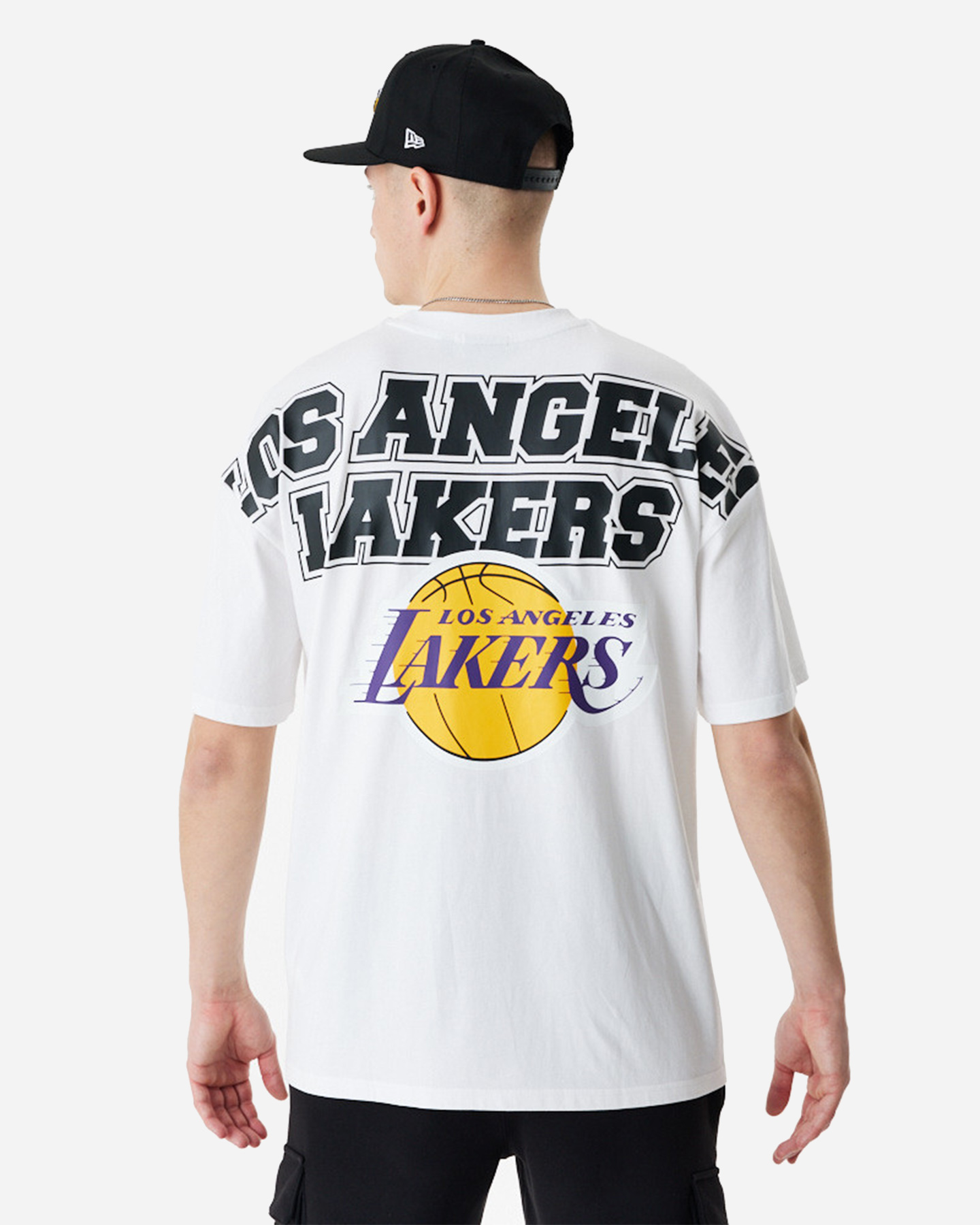 Abbigliamento basket NEW ERA LARGE GRAPHIC BP LOS ANGELES LAKERS M - 1 | Cisalfa Sport