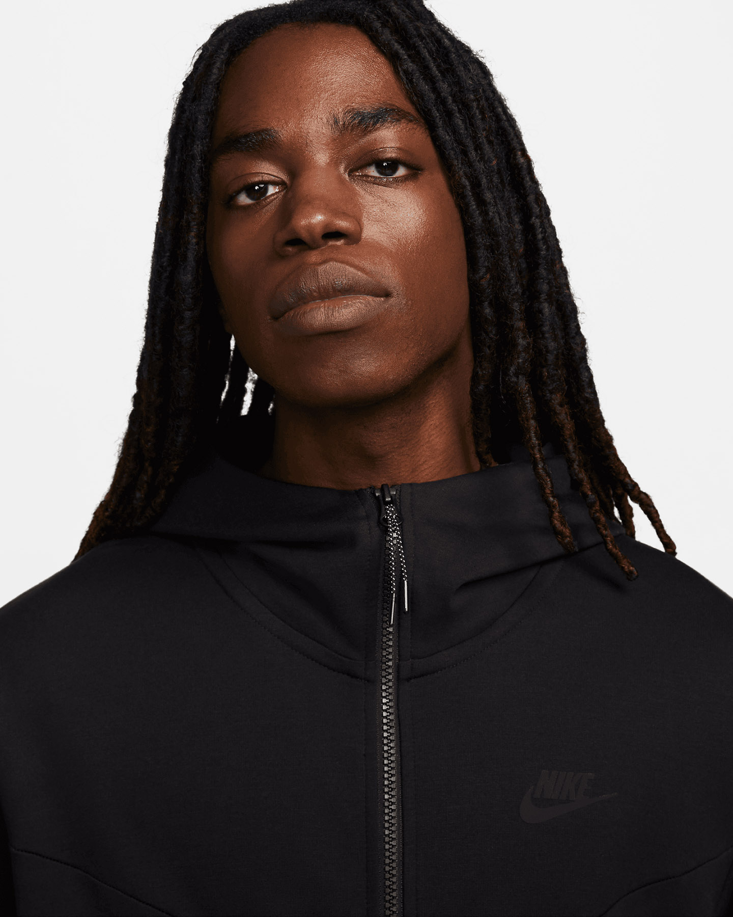 Felpa NIKE TECH FLEECE LIGHT M - Nero - 2 | Cisalfa Sport