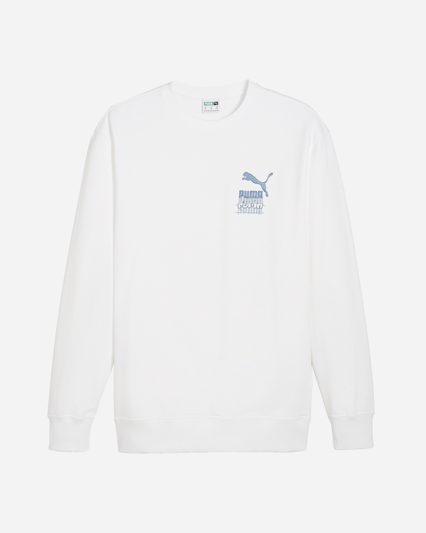 Felpa PUMA BRAND LOVE M - Bianco - 0 | Cisalfa Sport