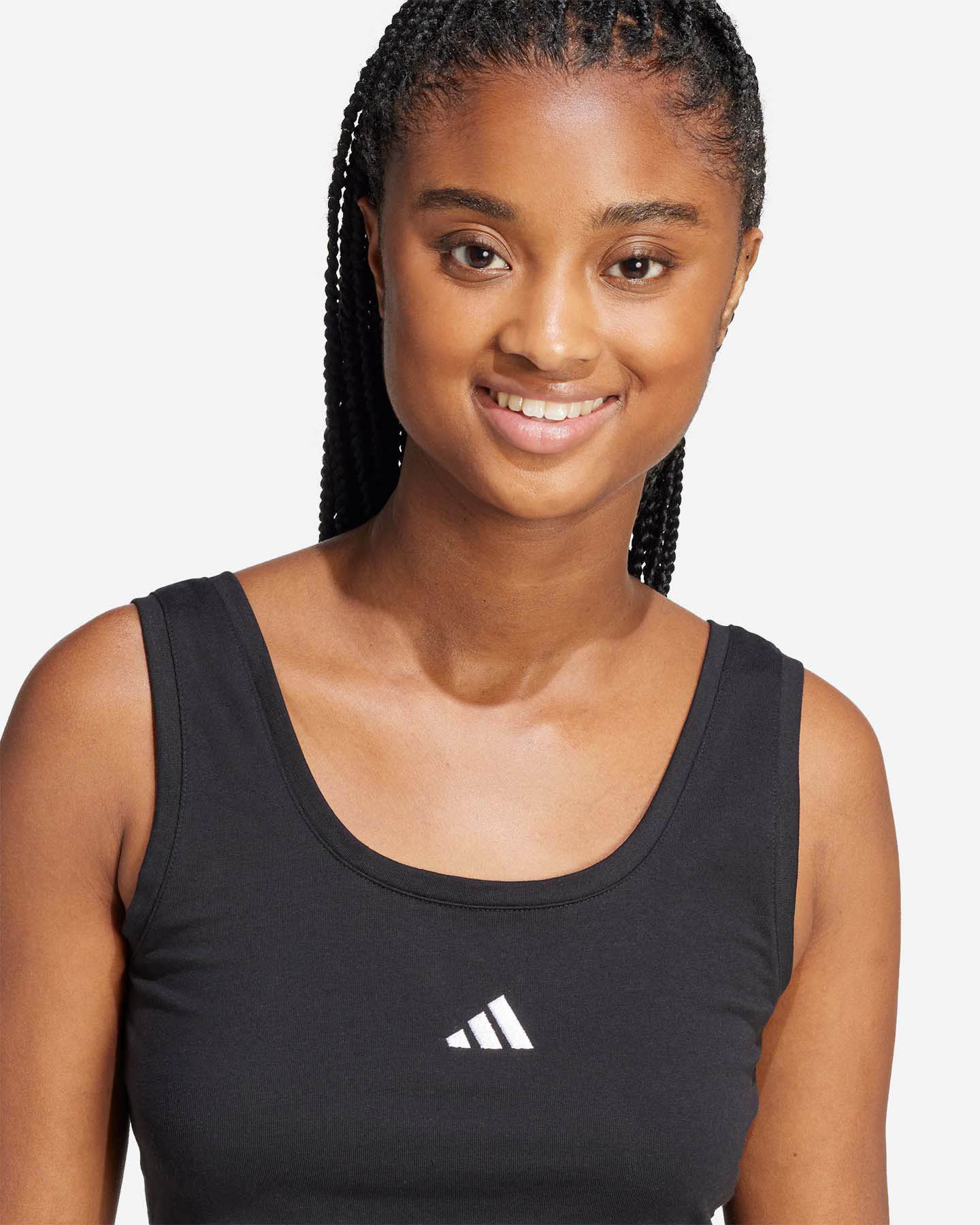 Canotta ADIDAS SMALL LOGO W - Nero - 5 | Cisalfa Sport