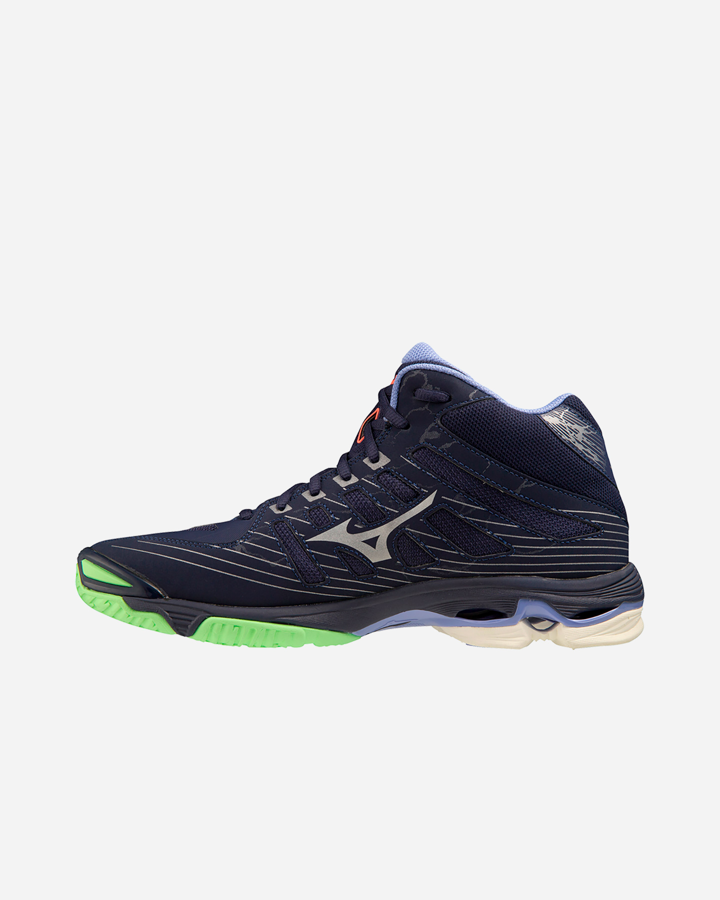 Scarpe volley MIZUNO WAVE VOLTAGE MID M - Blu - 4 | Cisalfa Sport