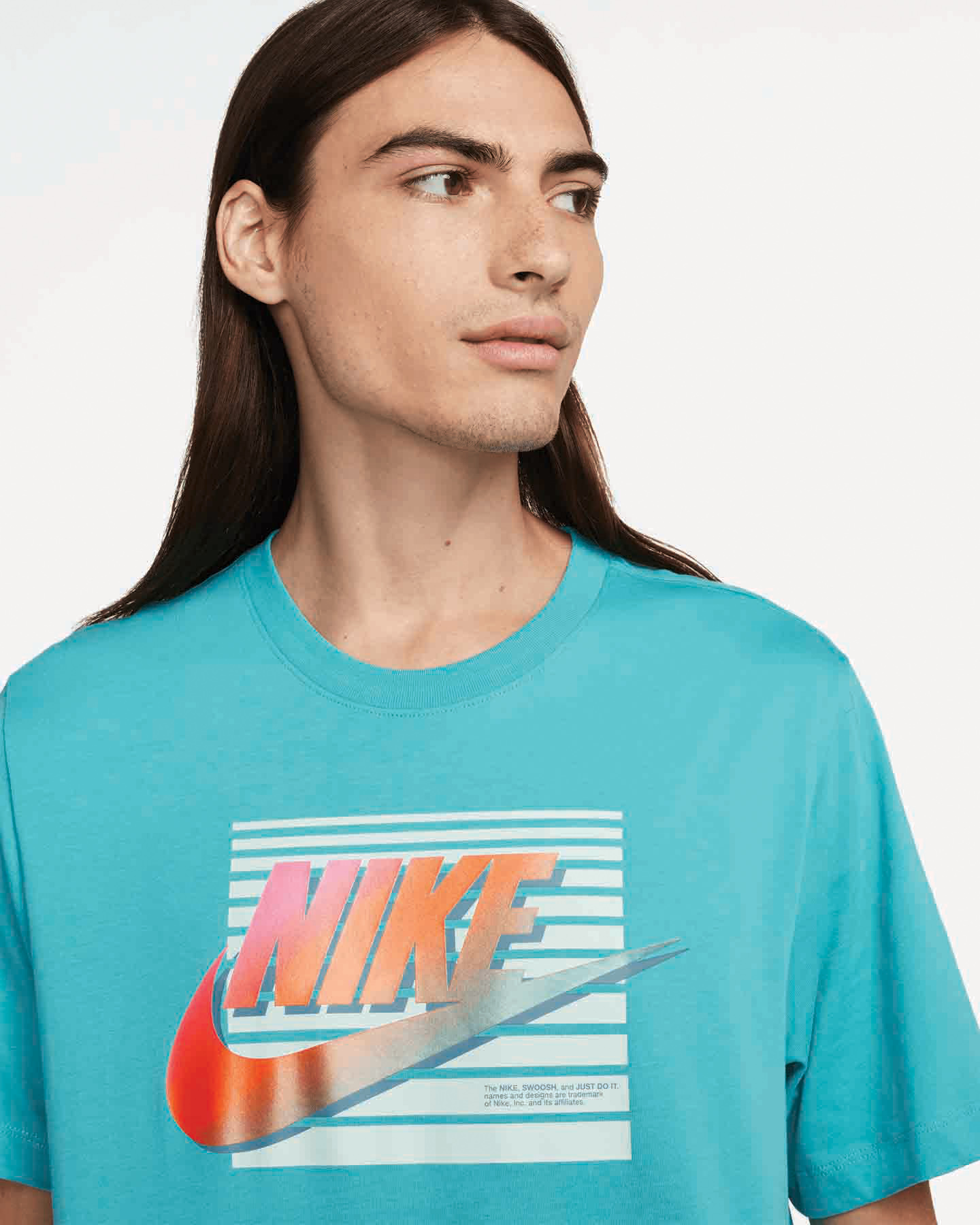T-shirt NIKE FUTURA M - Azzurro - 2 | Cisalfa Sport