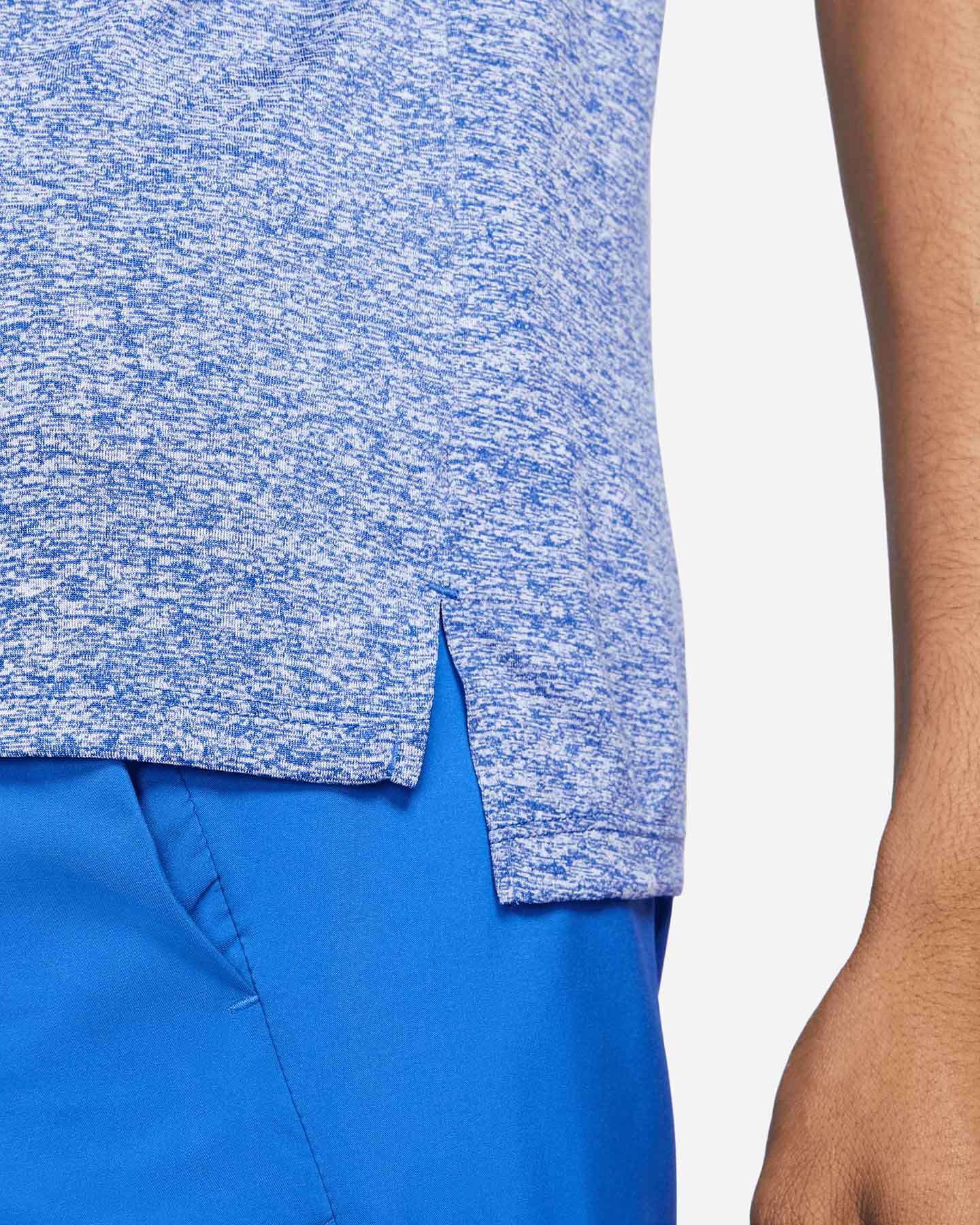 T-shirt running NIKE DRI-FIT RISE 365 M - Azzurro - 2 | Cisalfa Sport