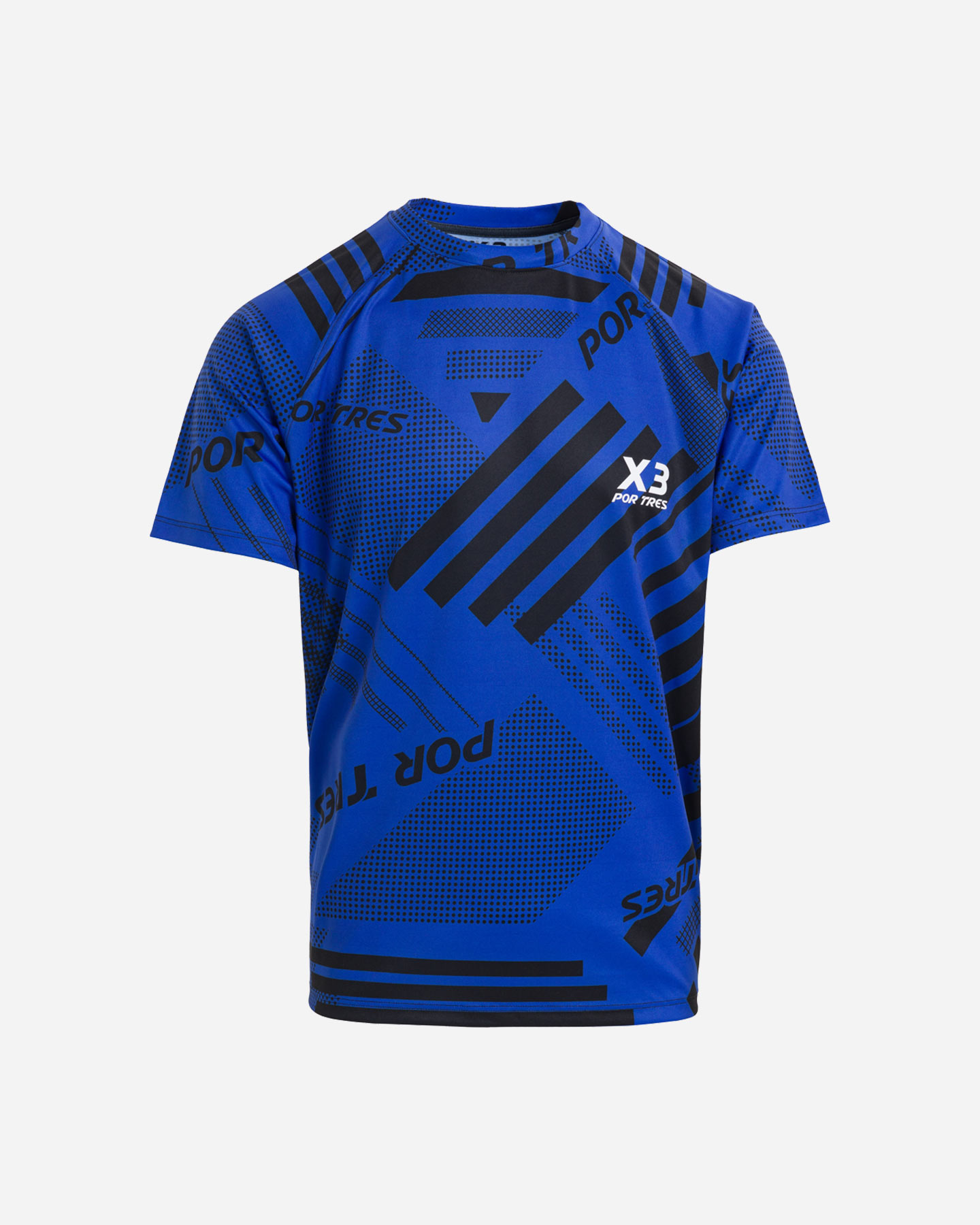 T-shirt tennis X3 POR TRES MILANO M - Blu - 0 | Cisalfa Sport
