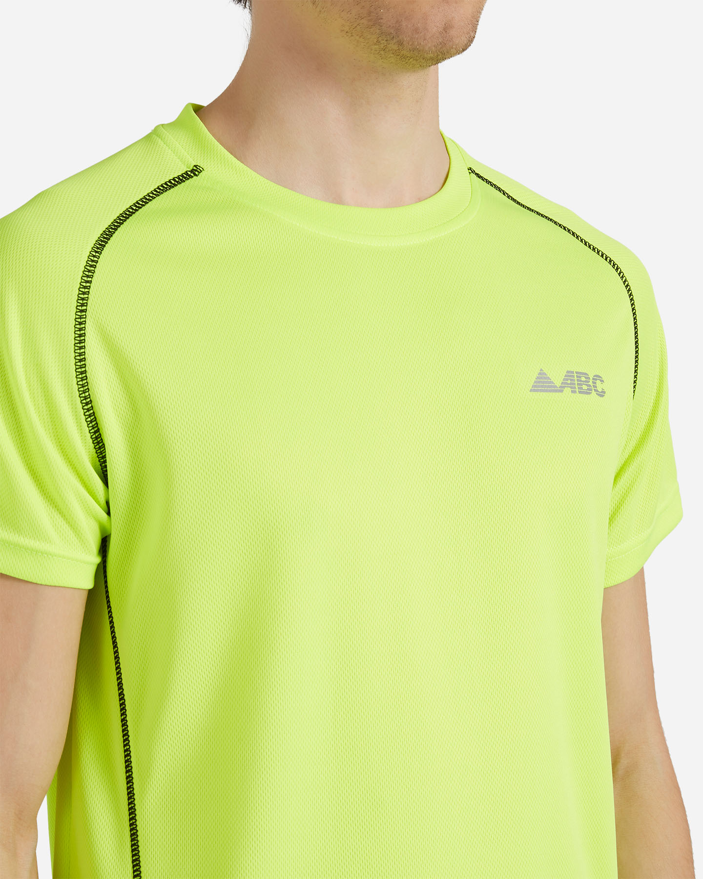 T-shirt running ABC RUN M - Giallo - 4 | Cisalfa Sport