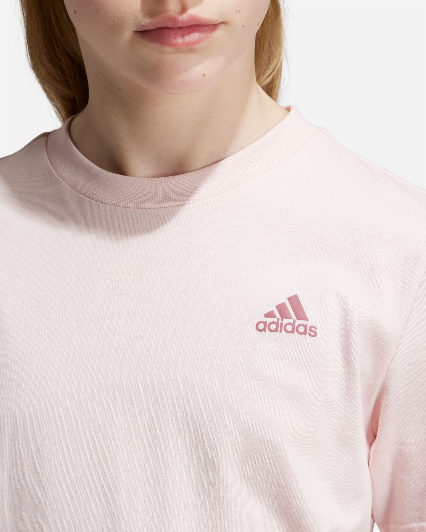 T-shirt ADIDAS SMALL LOGO JR - Rosa - 4 | Cisalfa Sport