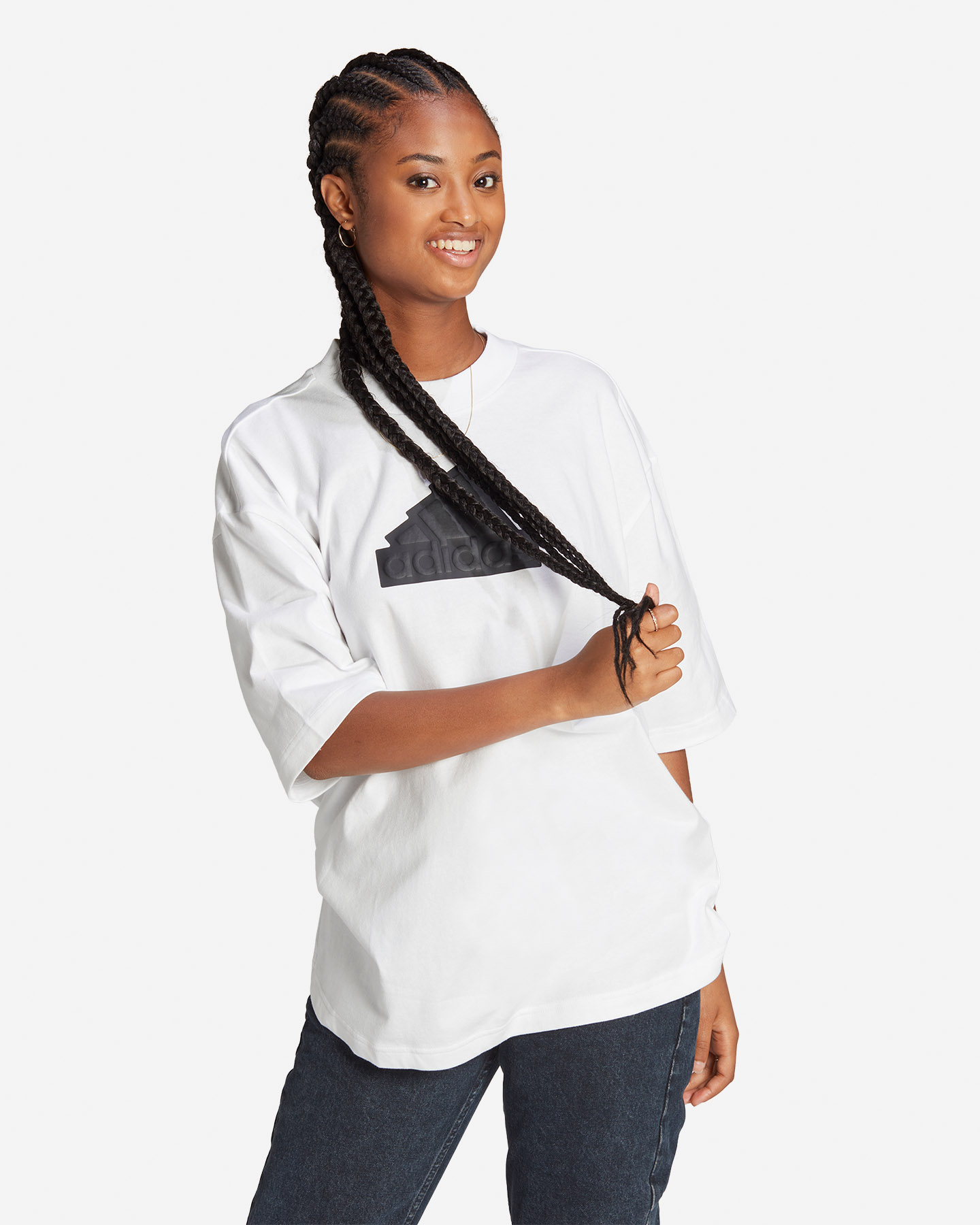 T-shirt ADIDAS BADGE OF SPORT LOGO W - Bianco - 1 | Cisalfa Sport