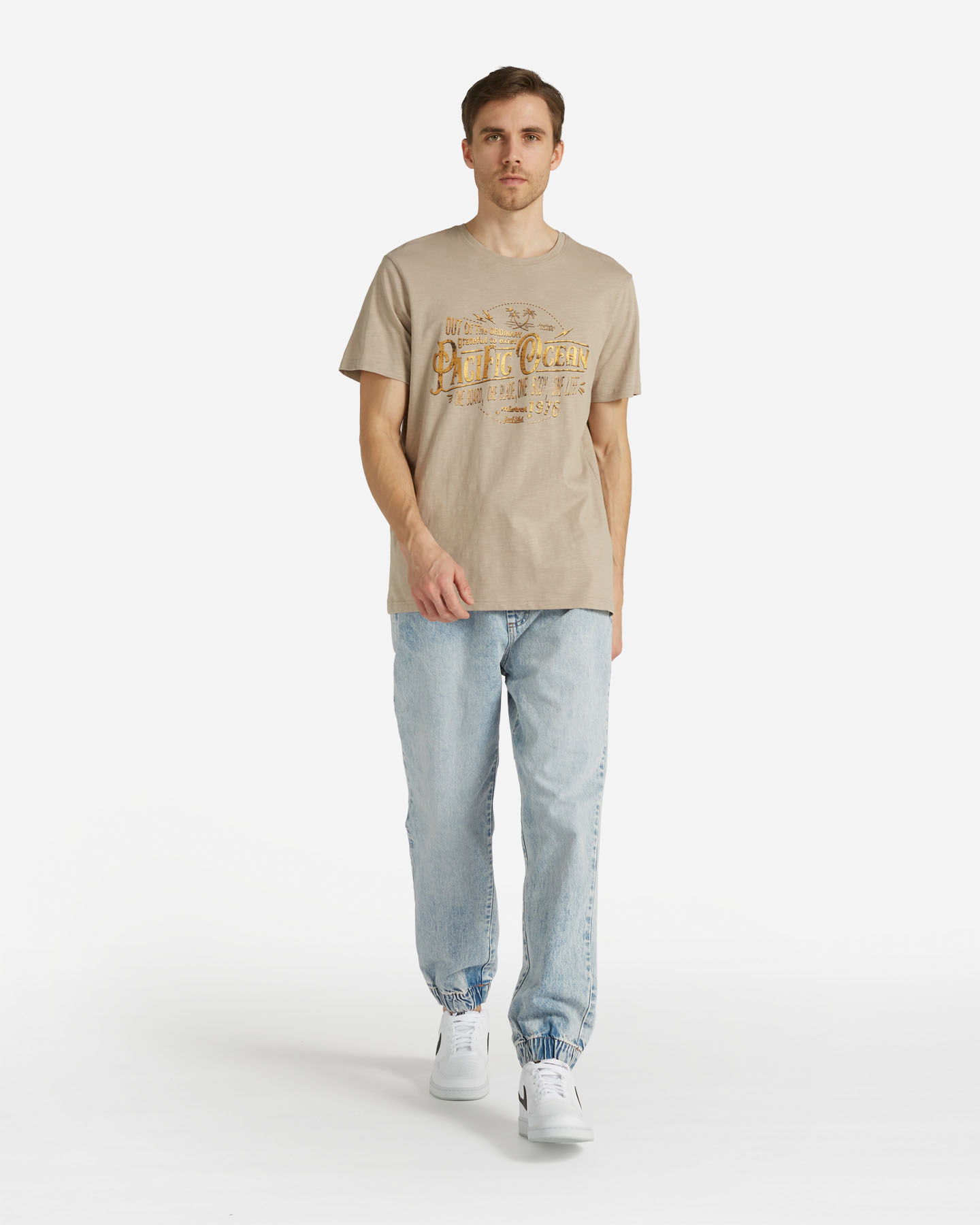 T-shirt MISTRAL PACIFIC OCEAN M - Beige - 3 | Cisalfa Sport