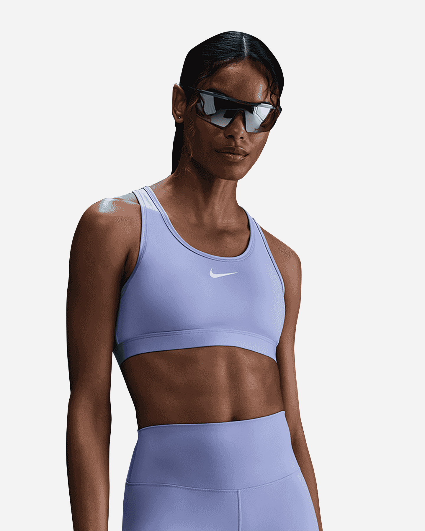 Bra training NIKE SMALL LOGO SWOOSH W - Lilla - 0 | Cisalfa Sport