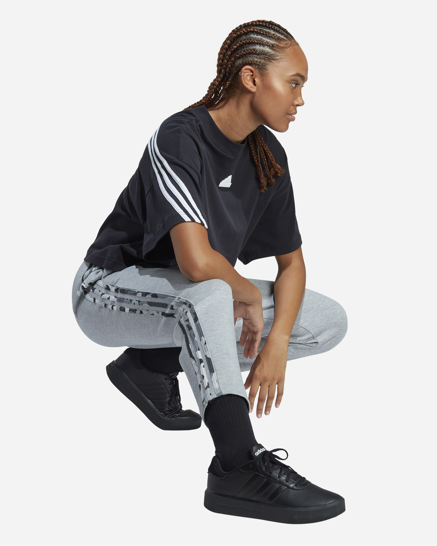 Pantalone ADIDAS CAMOU W - Grigio - 5 | Cisalfa Sport