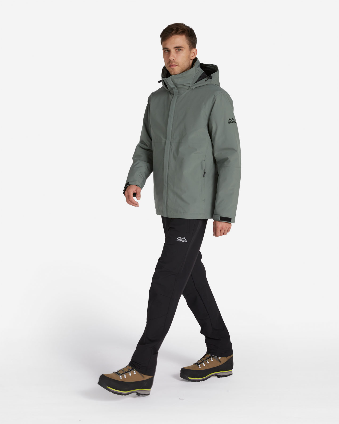 Giacca outdoor 8848 URBAN 3IN1 M - Verde - 3 | Cisalfa Sport