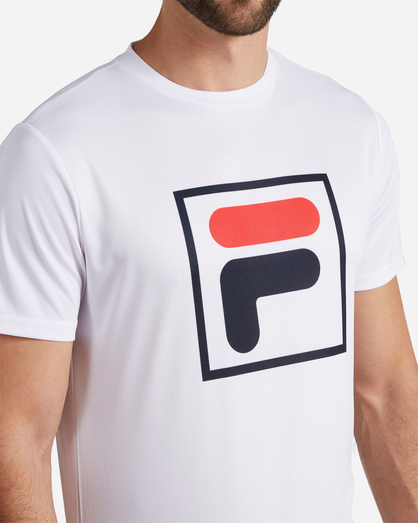 T-shirt tennis FILA BASIC F BOX M - Bianco - 4 | Cisalfa Sport