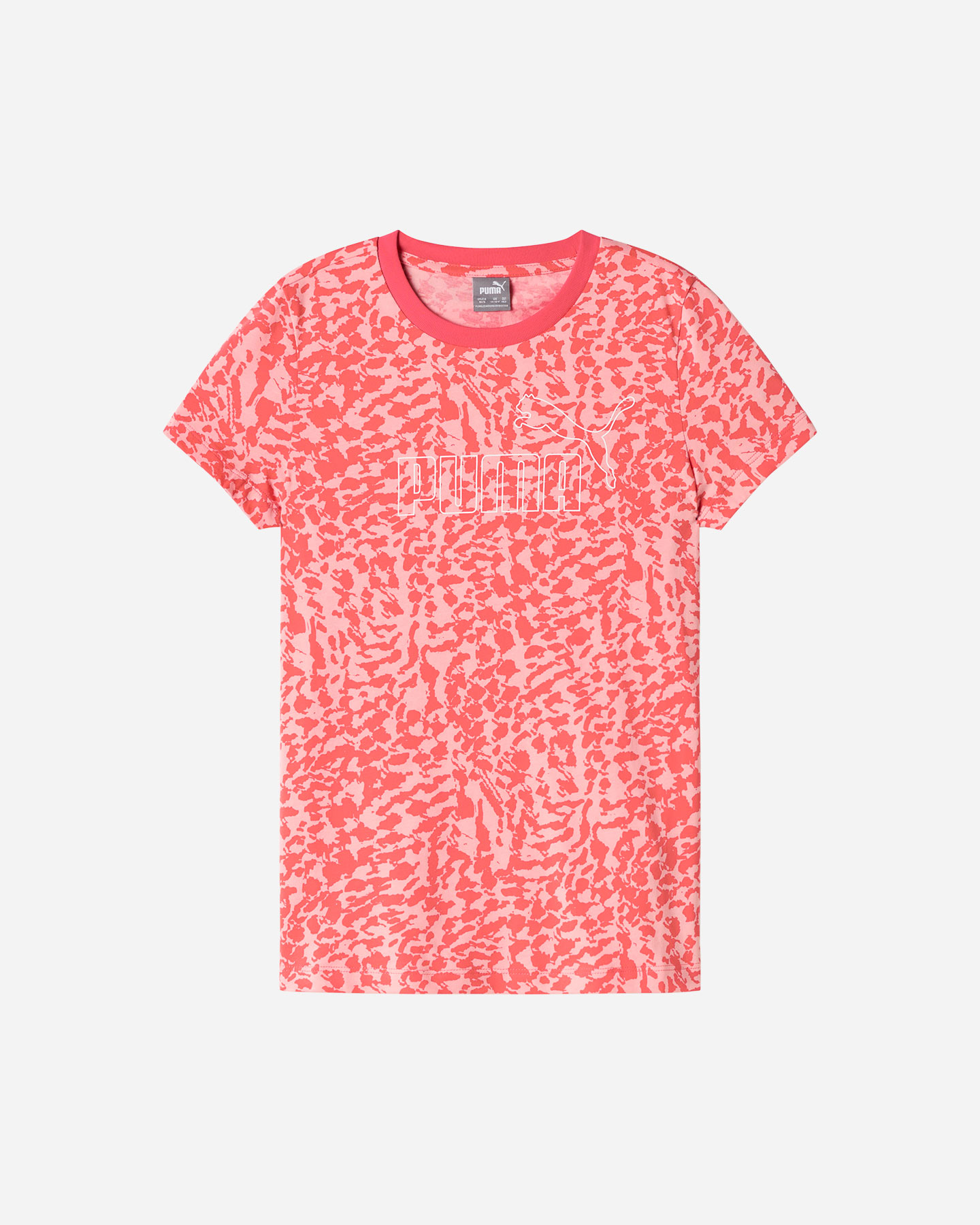 T-shirt PUMA GIRL ALL OVER JR - Rosa - 0 | Cisalfa Sport