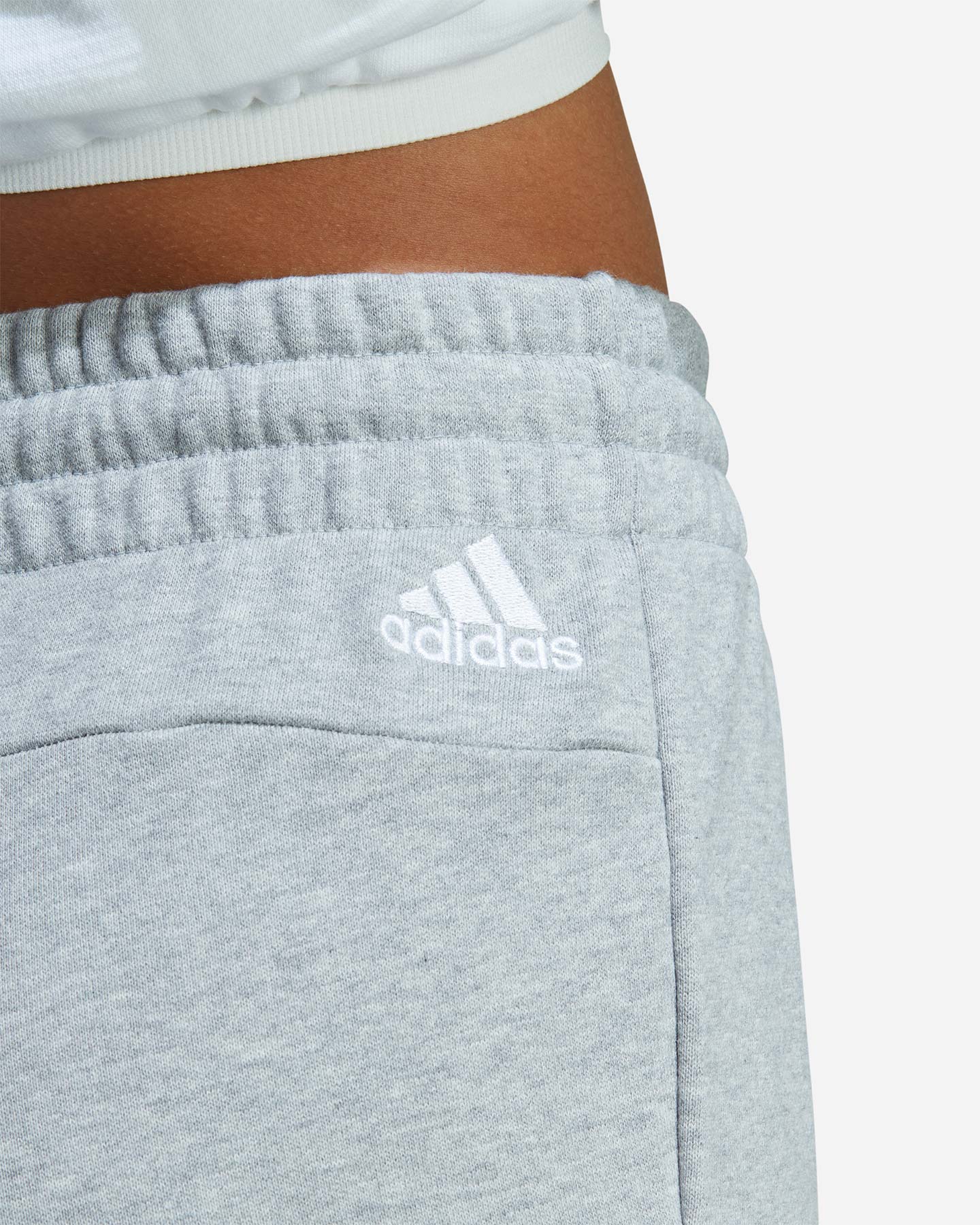 Pantaloncini ADIDAS LIN FT SHO W - Grigio - 5 | Cisalfa Sport