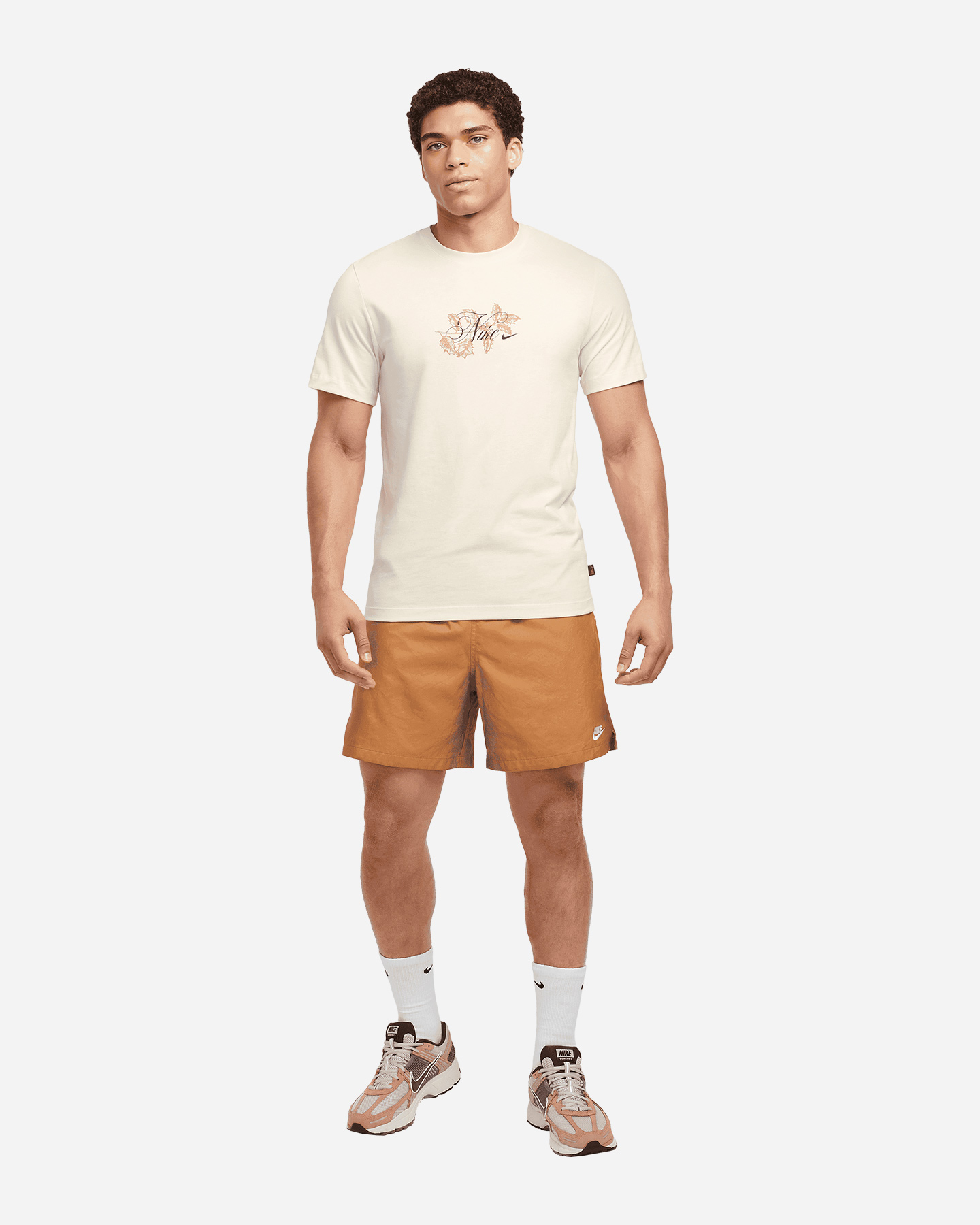 T-shirt NIKE CREW M - Beige - 5 | Cisalfa Sport