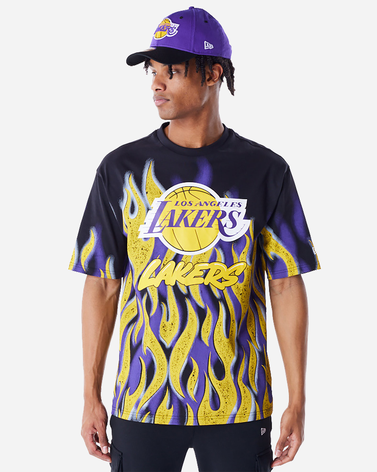 Abbigliamento basket NEW ERA FLAME LAKERS M - 0 | Cisalfa Sport