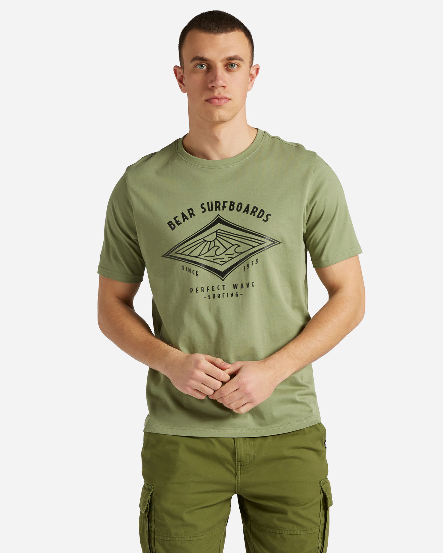 T-shirt BEAR GRAPHIC M - Verde - 0 | Cisalfa Sport