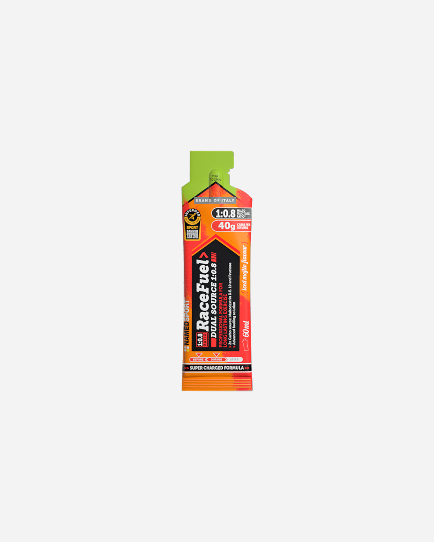Energetico NAMED SPORT RACE FUEL GEL MOJITO 60ML - Arancione - 0 | Cisalfa Sport