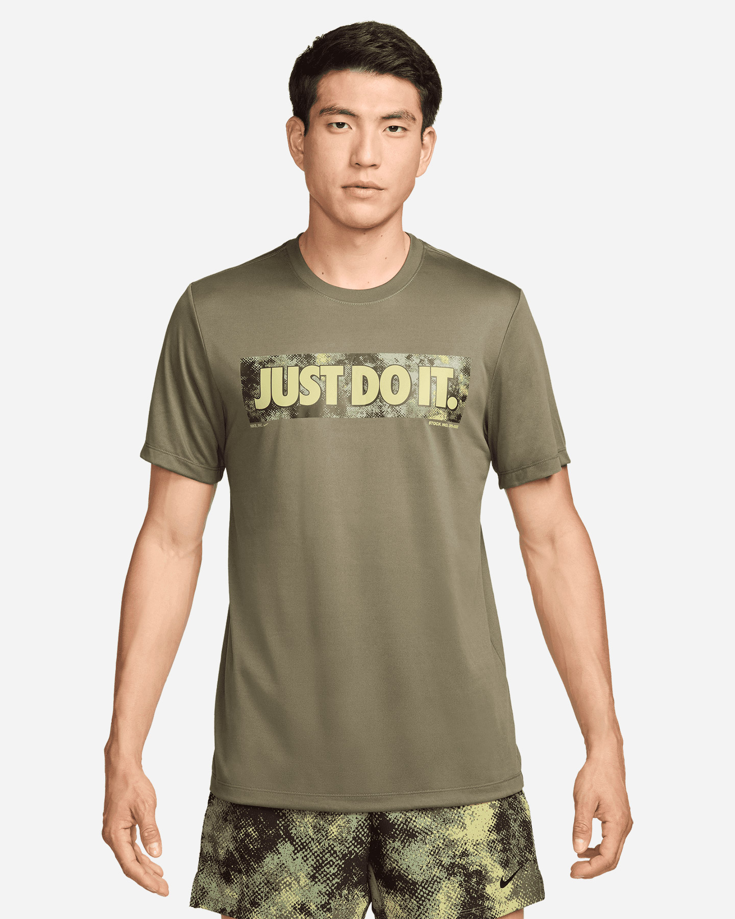T-shirt training NIKE DRI FIT JUST DO IT M - Verde - 0 | Cisalfa Sport