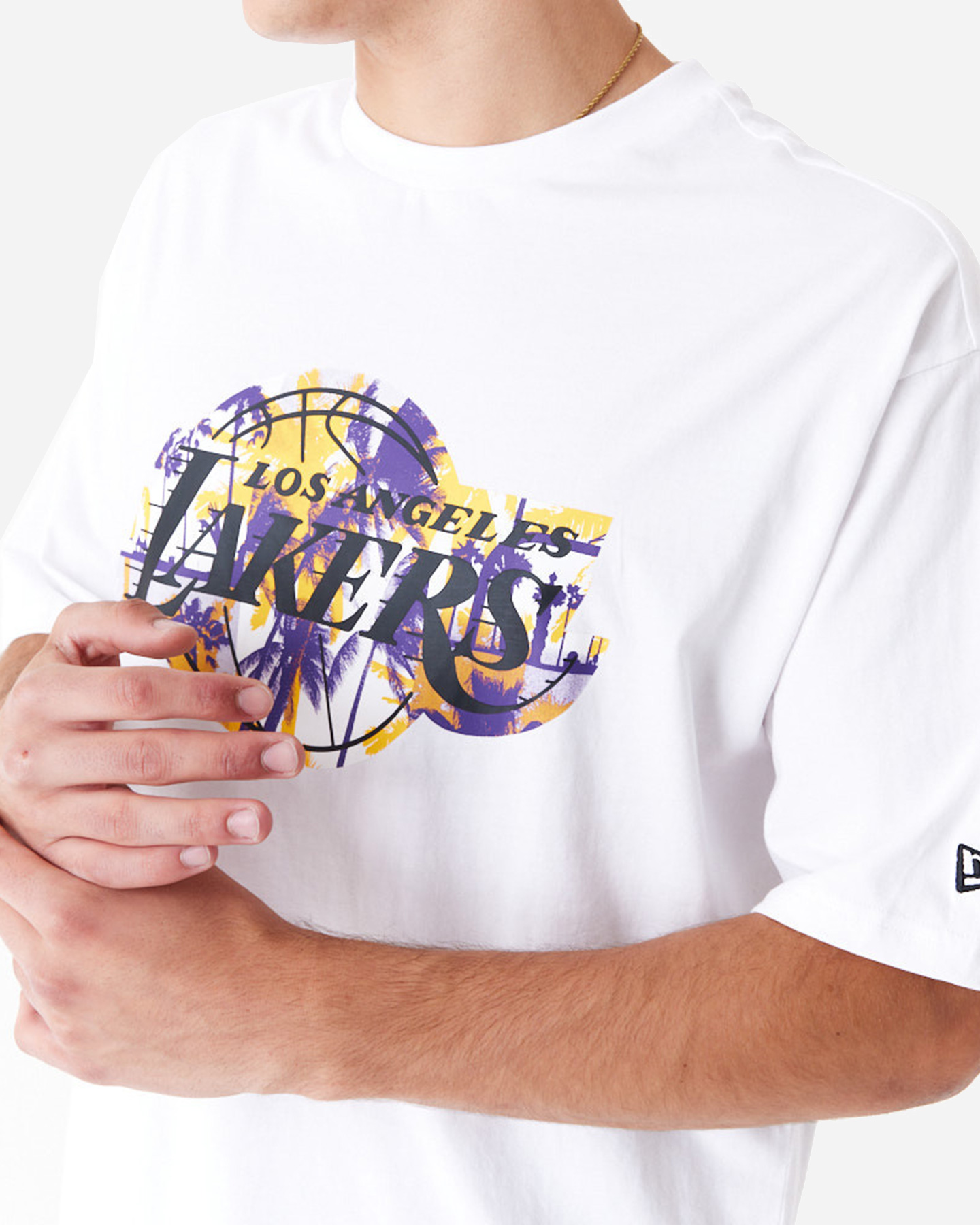 T-shirt NEW ERA INFILL LOS ANGELES LAKERS M - Bianco - 3 | Cisalfa Sport