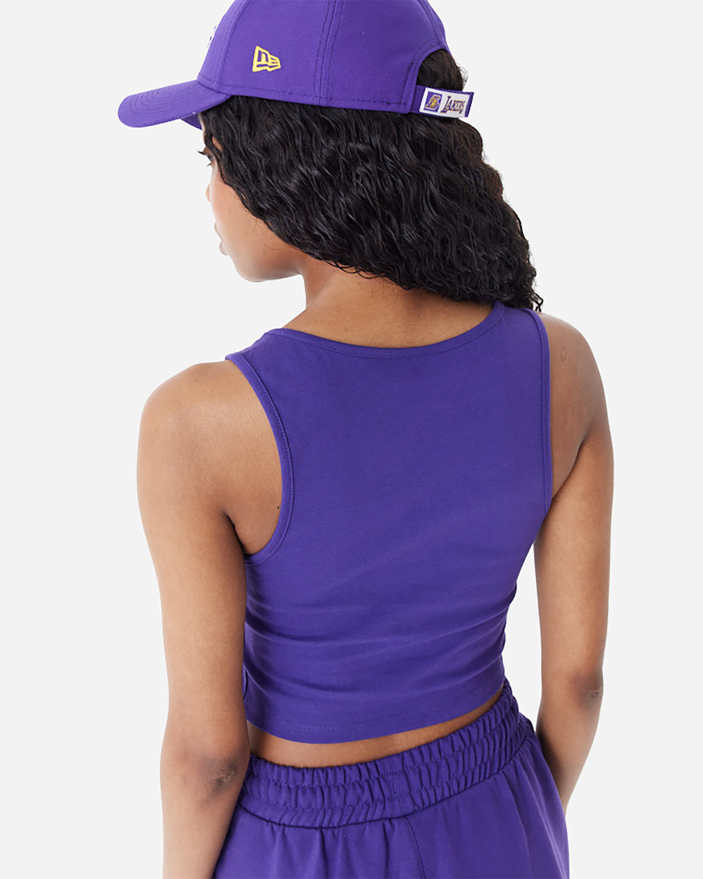 Canotta NEW ERA CROP LOS ANGELES LAKERS W - Viola - 5 | Cisalfa Sport