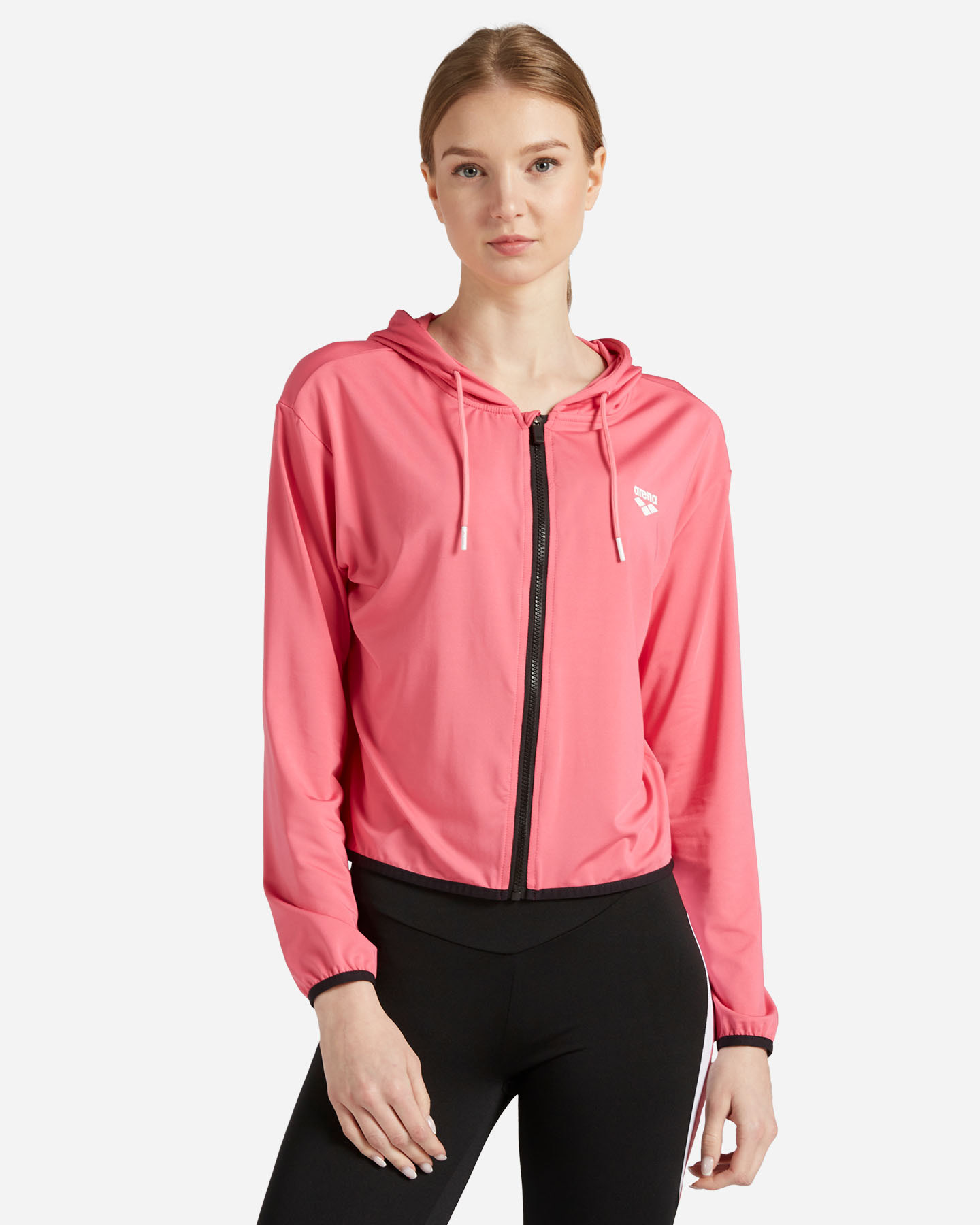 Felpa training ARENA HOODIE CROP W - 0 | Cisalfa Sport