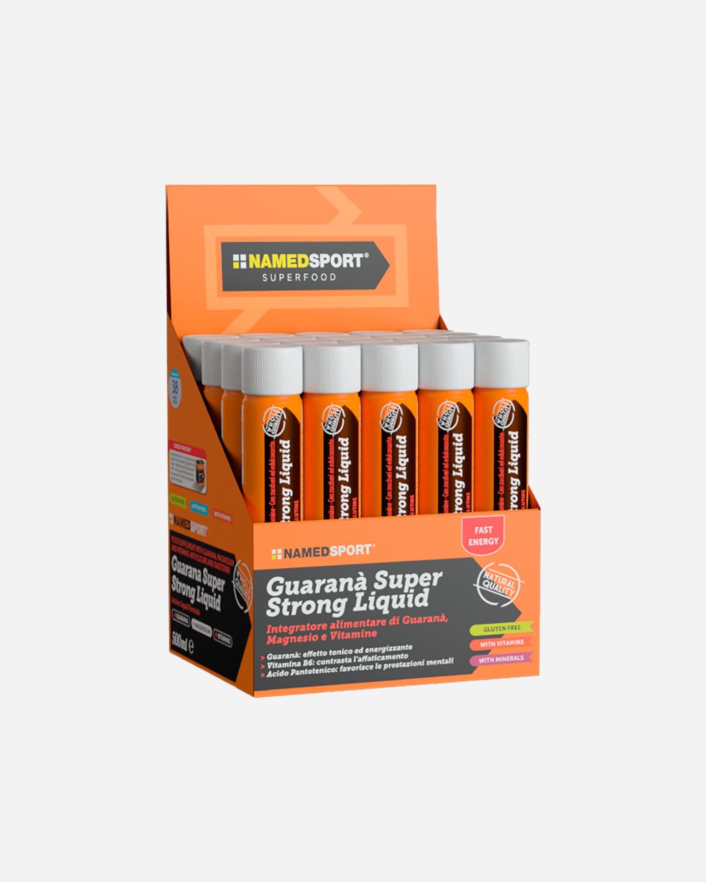 Energetico NAMED SPORT GUARANÀ SUPER STRONG LIQUID 20ML - 0 | Cisalfa Sport