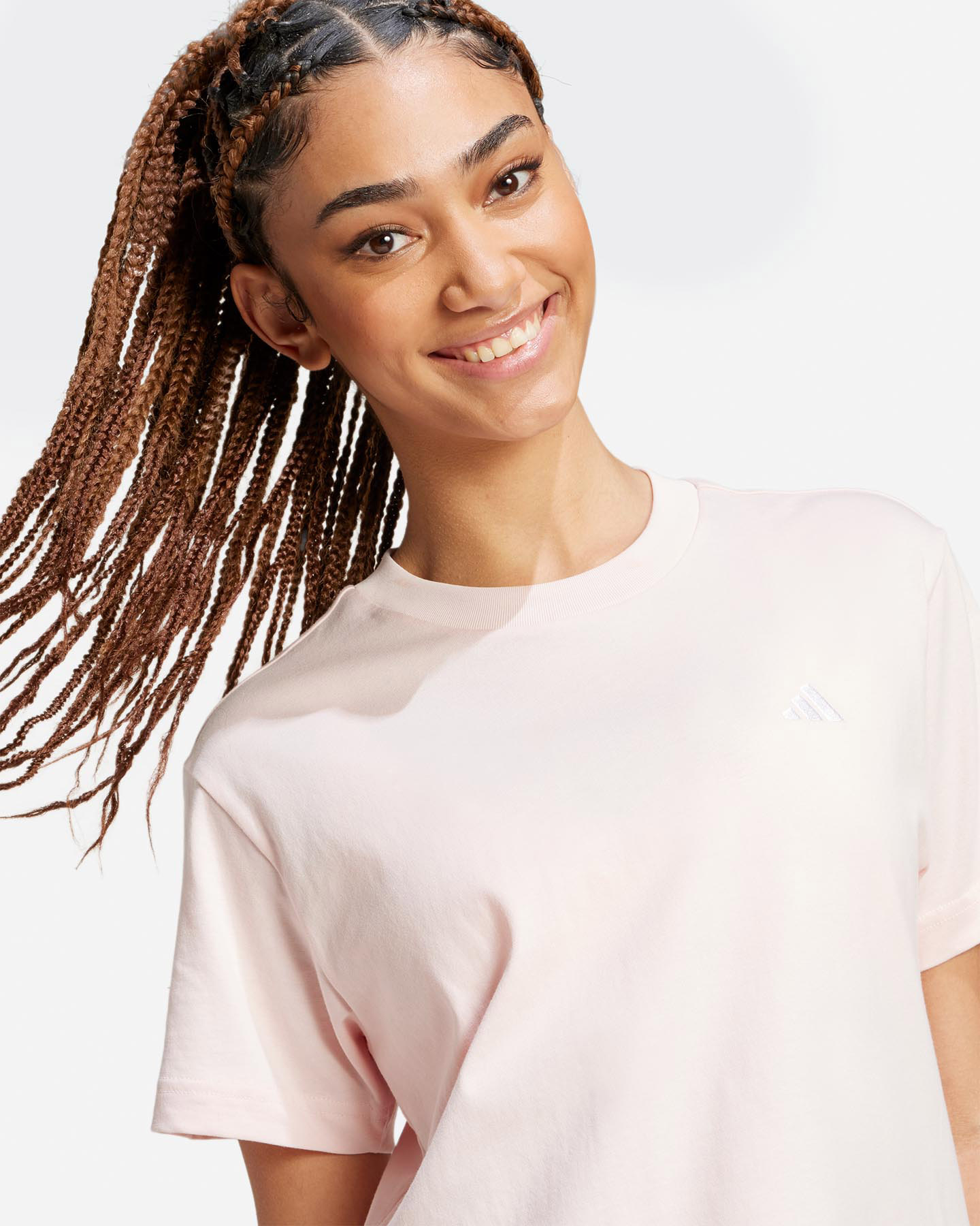 T-shirt ADIDAS SZN SMALL LOGO W - Rosa - 4 | Cisalfa Sport
