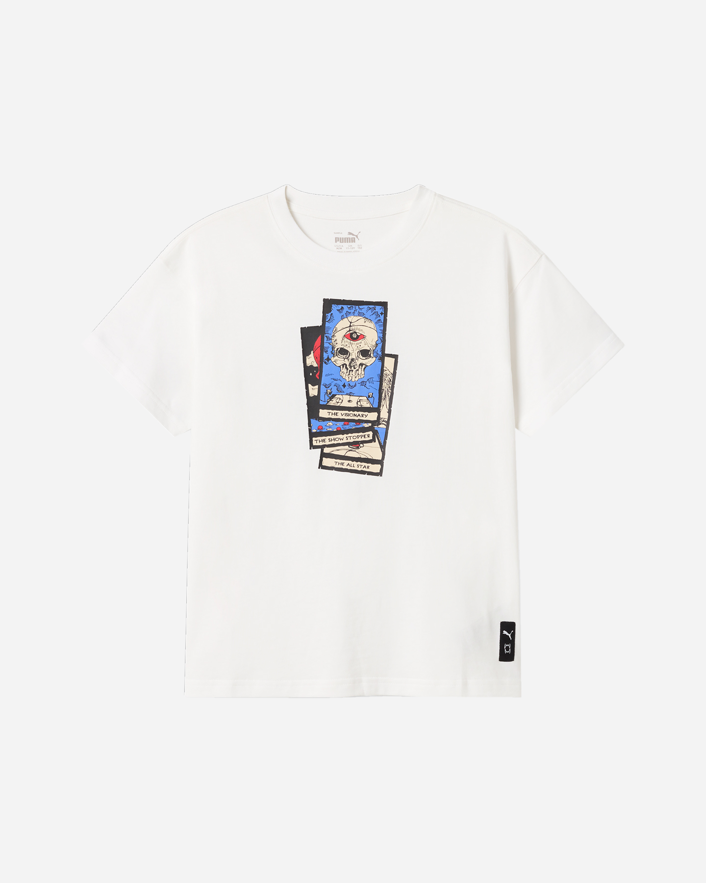 T-shirt PUMA BOY DEATH TAROTS JR - Bianco - 0 | Cisalfa Sport