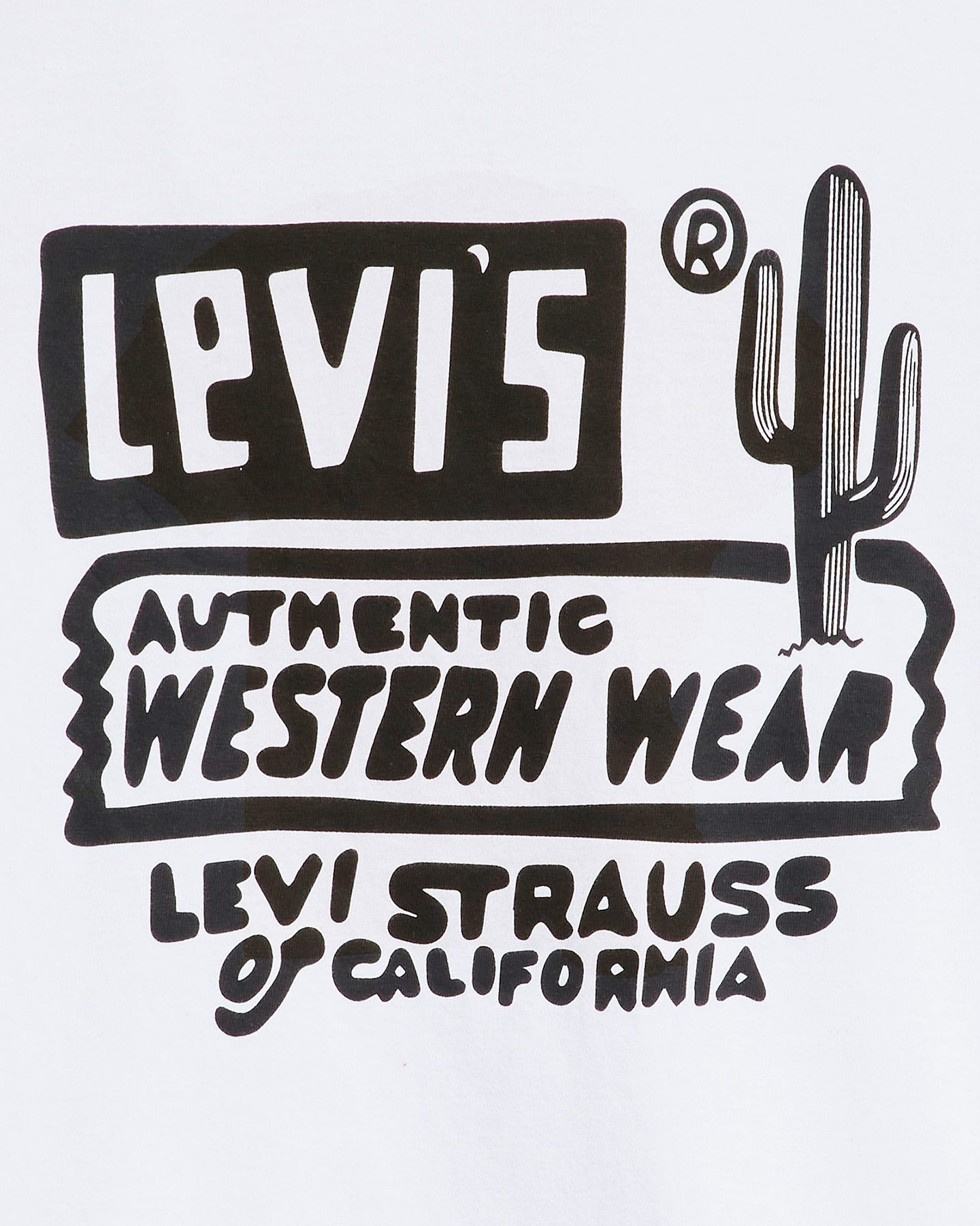 T-shirt LEVI'S BIG LOGO CACTUS M - Bianco - 4 | Cisalfa Sport