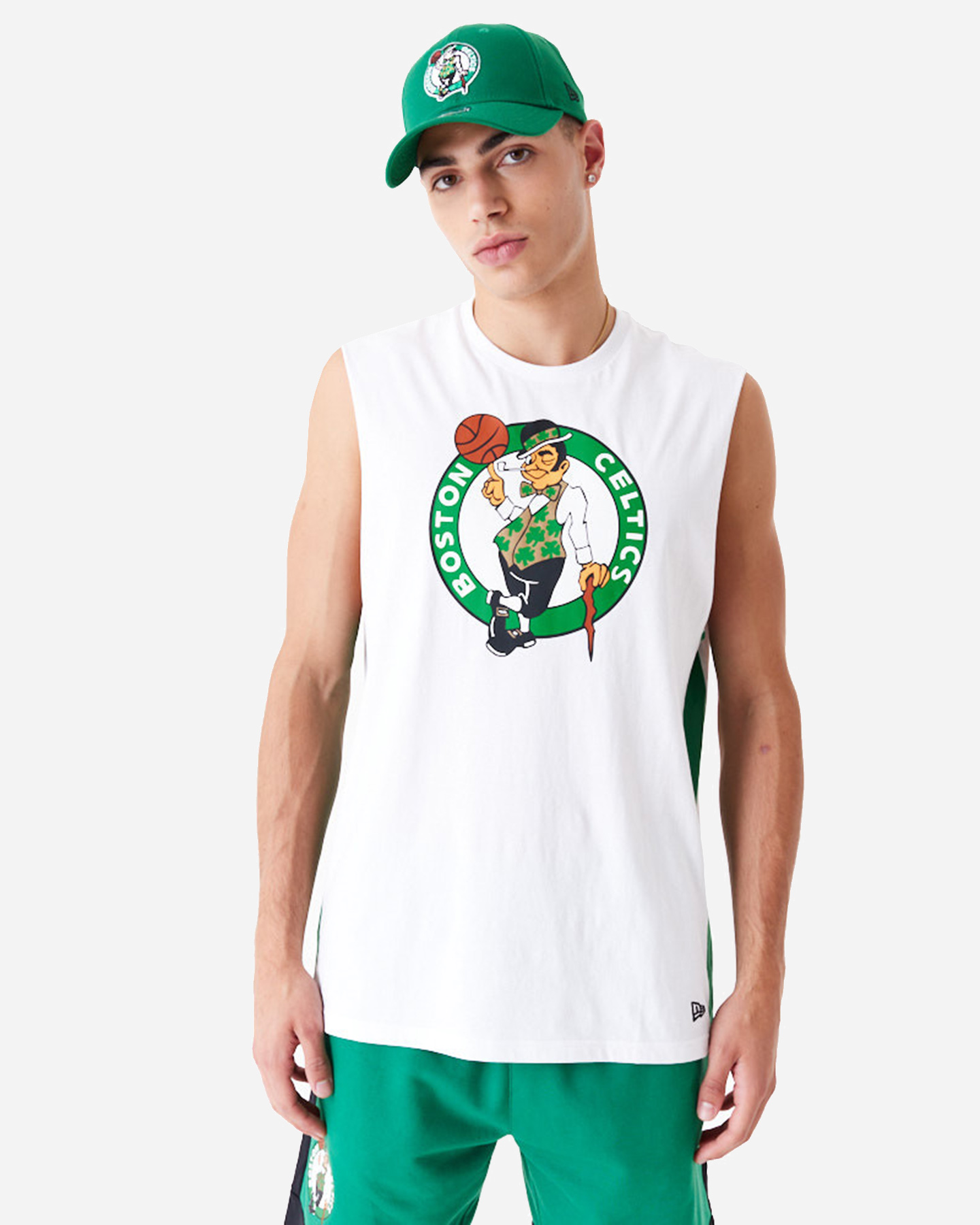 Canotta NEW ERA BIG LOGO BOSTON CELTICS M - Bianco - 0 | Cisalfa Sport