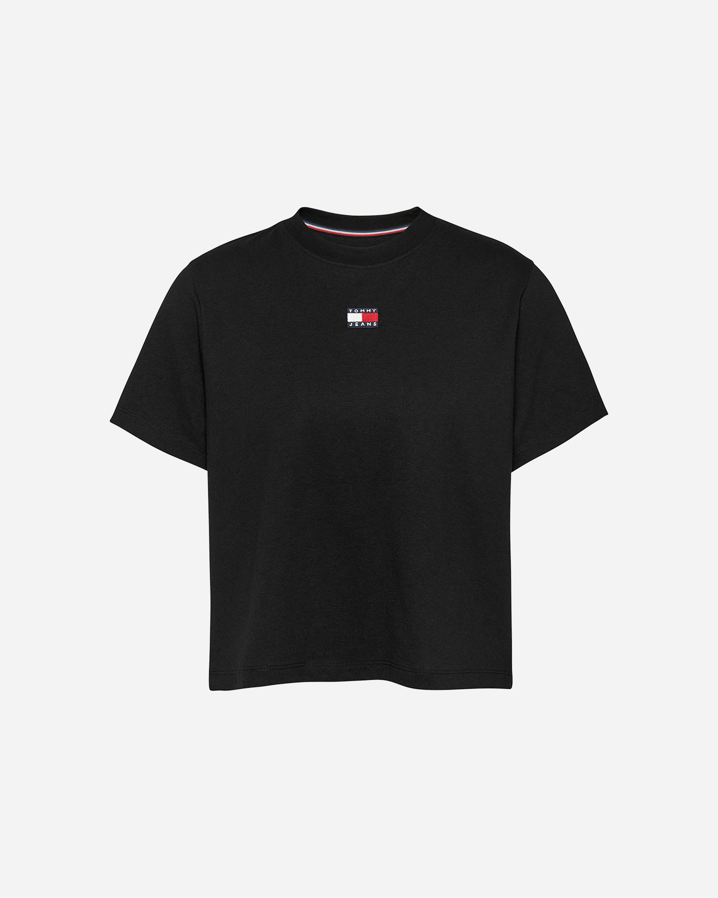 T-shirt TOMMY HILFIGER BOXY BADGE FLAG W - Nero - 0 | Cisalfa Sport