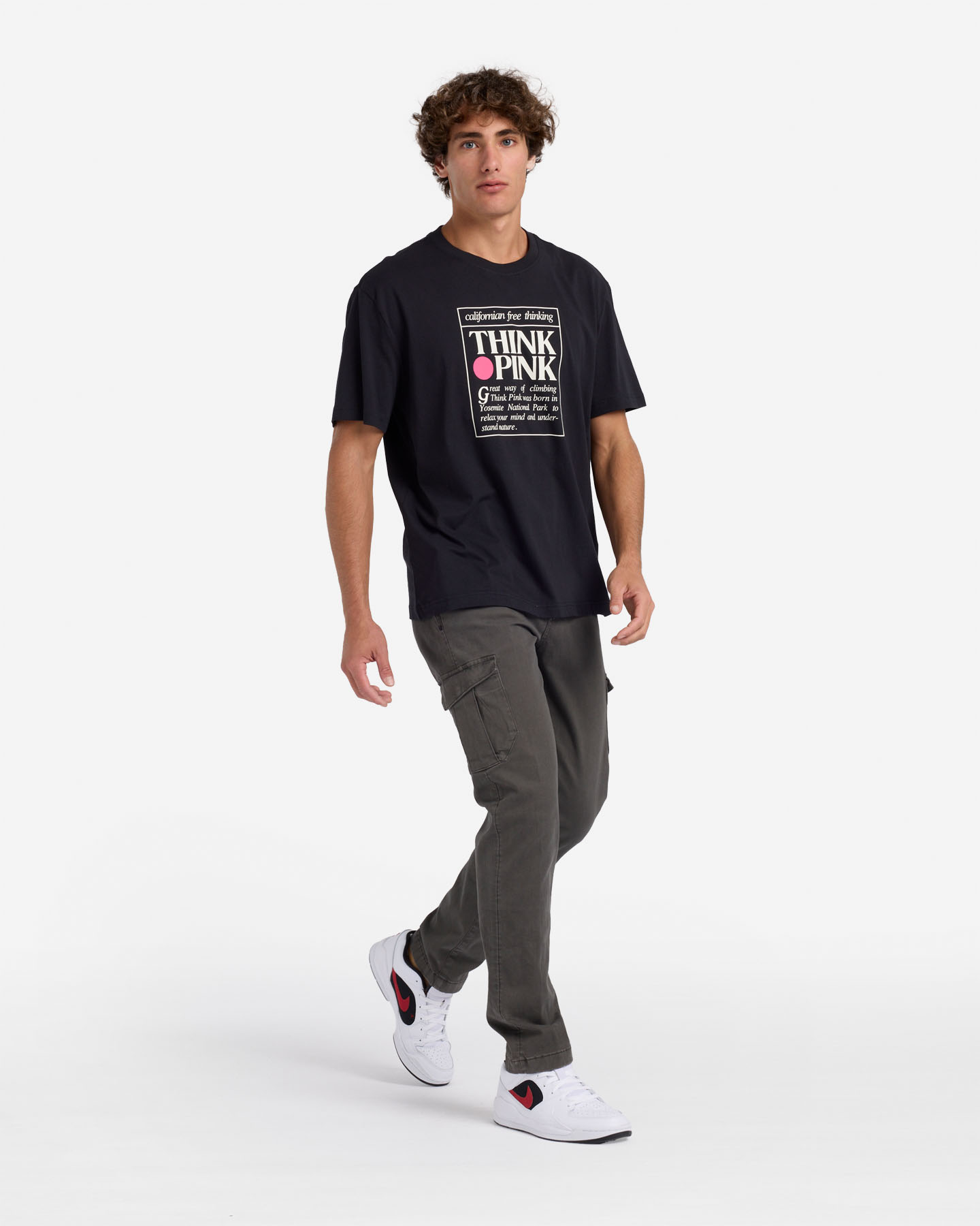 T-shirt THINK PINK BIG LOGO M - Nero - 3 | Cisalfa Sport