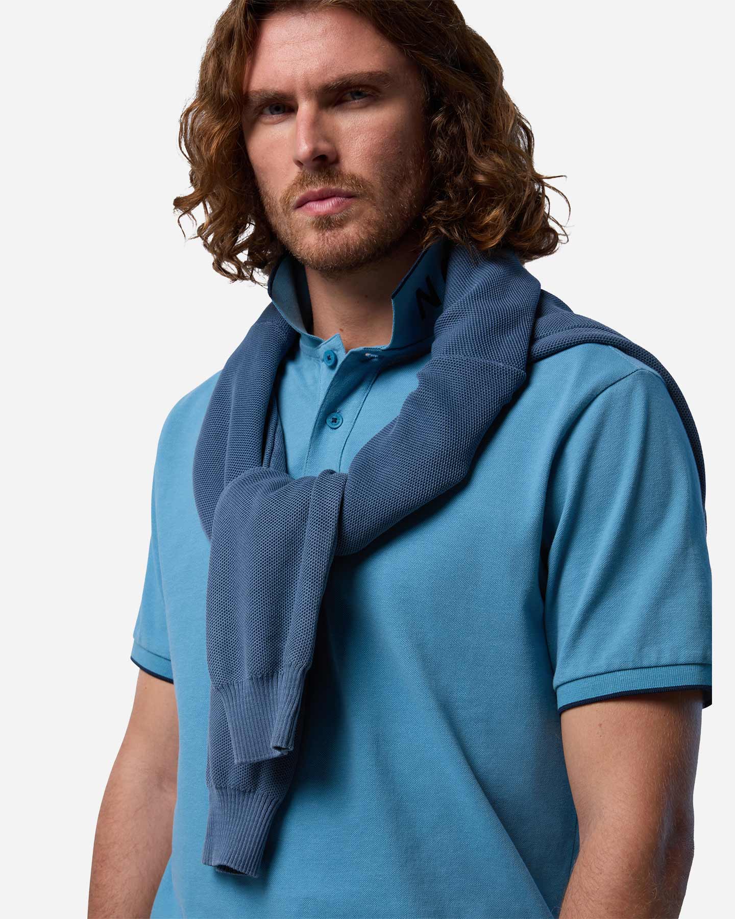 Polo NORTH SAILS PIQUET REGULAR M - Azzurro - 3 | Cisalfa Sport