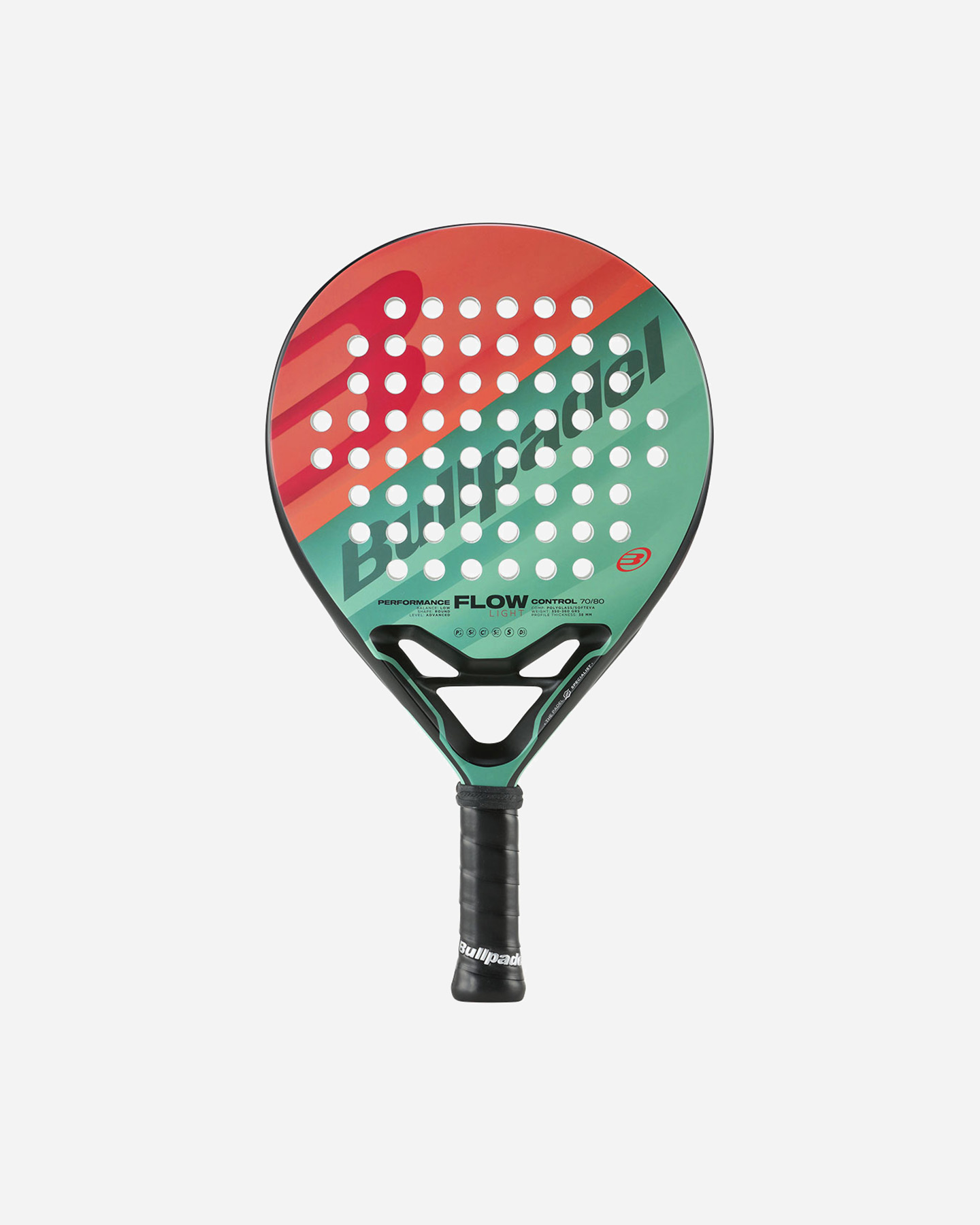 Racchetta padel intermedia BULLPADEL FLOW LIGHT PADEL - Verde - 0 | Cisalfa Sport
