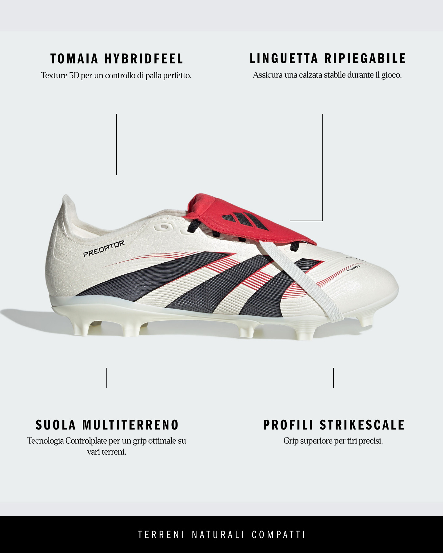 Scarpe calcio ADIDAS PREDATOR LEAGUE FT FG-MG M - Color mix - 6 | Cisalfa Sport