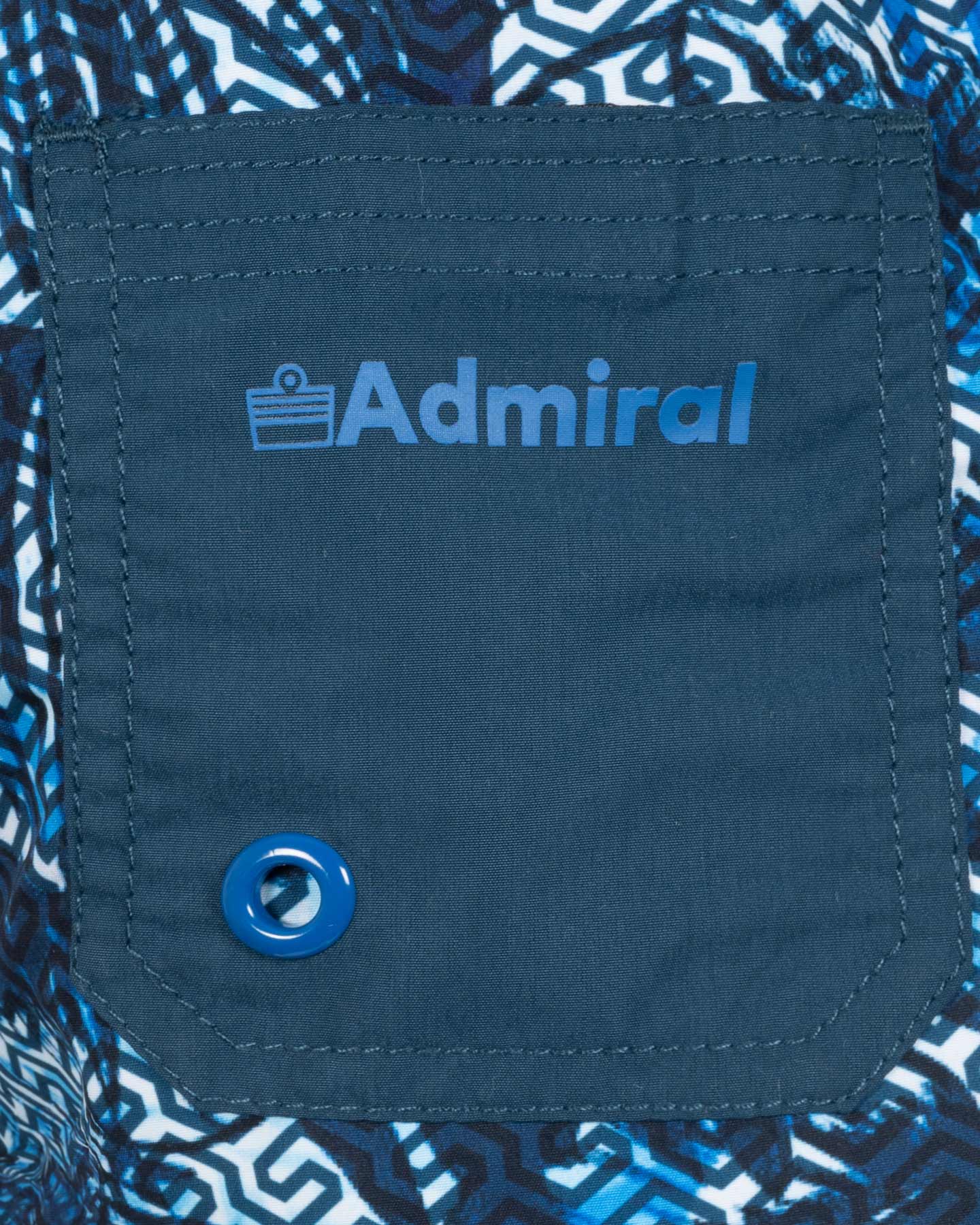 Boxer mare ADMIRAL GEOMETRIC JR - Blu - 2 | Cisalfa Sport