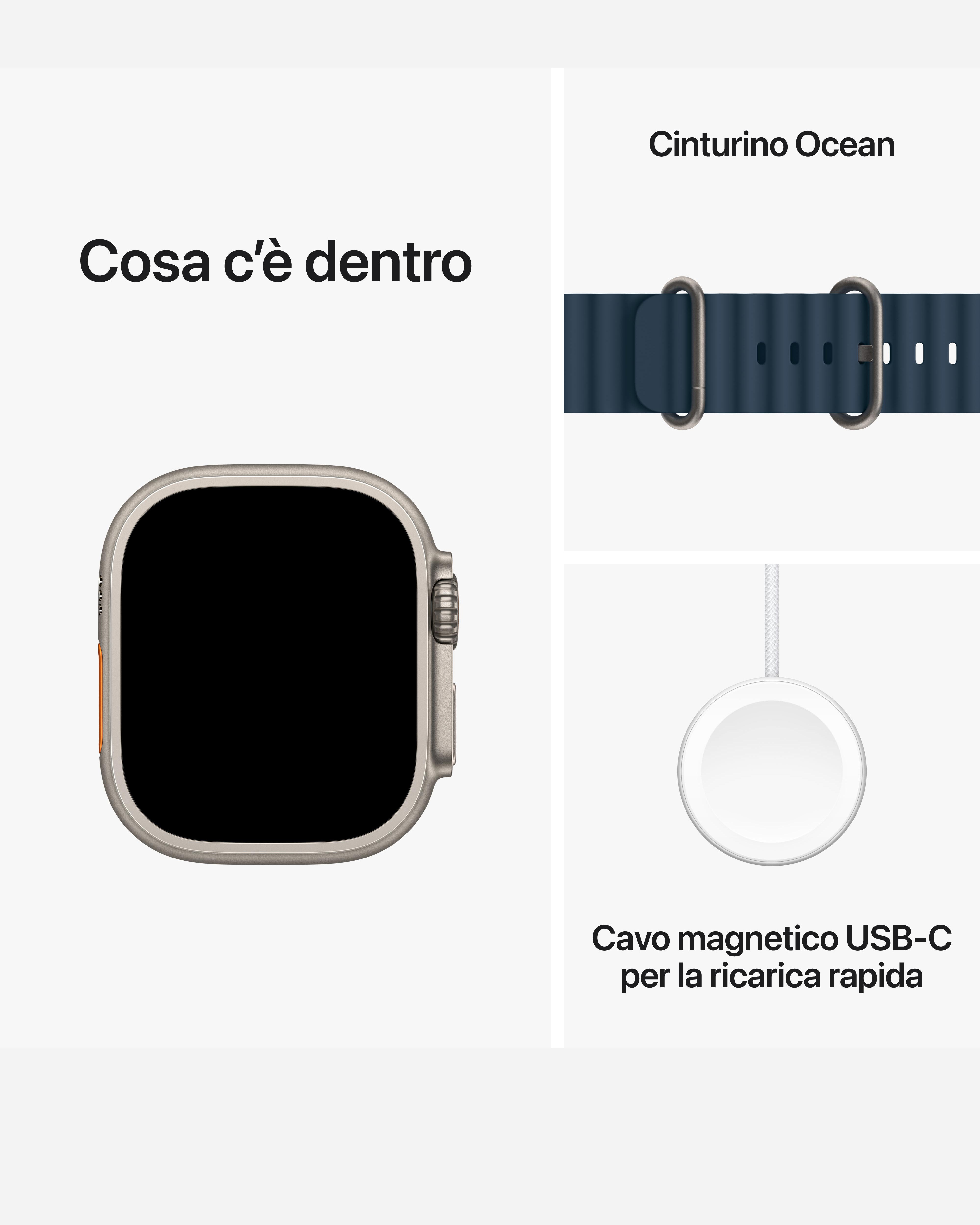 Orologio multifunzione APPLE APPLE WATCH ULTRA 2 GPS + CELLULAR 49MM TITANIUM  - 3 | Cisalfa Sport