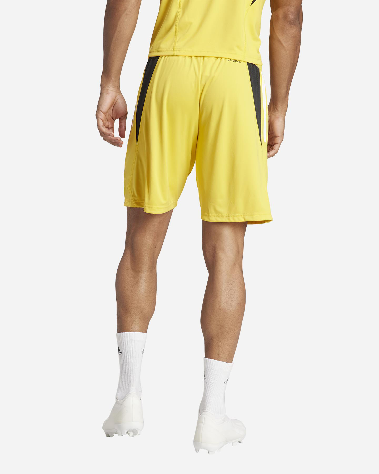 Pantaloncini calcio ufficiali ADIDAS JUVENTUS TRAINING 23-24 M - Giallo - 2 | Cisalfa Sport