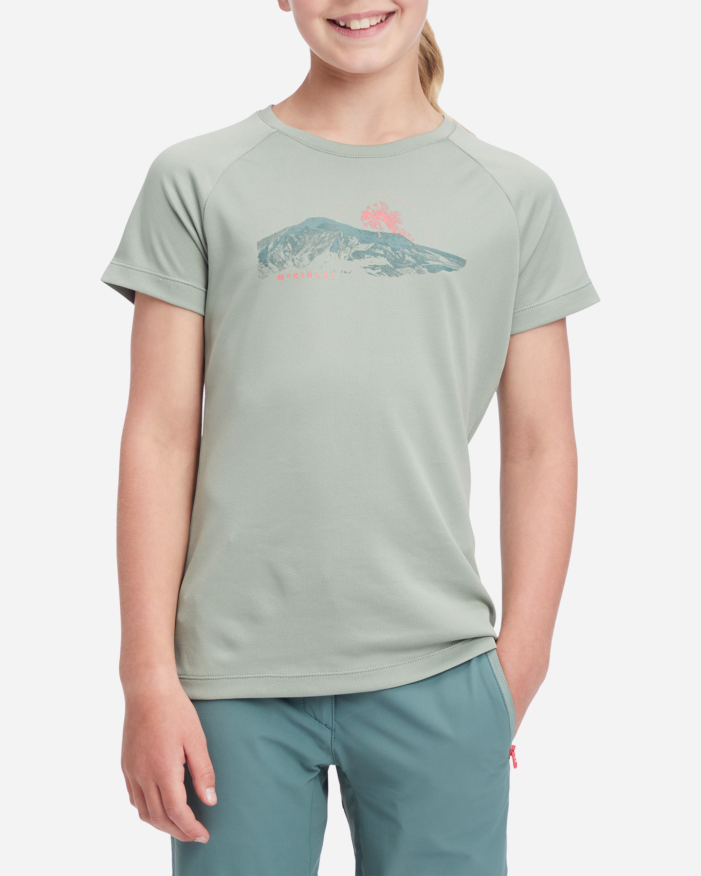T-shirt MCKINLEY ASTER JR - Verde - 1 | Cisalfa Sport