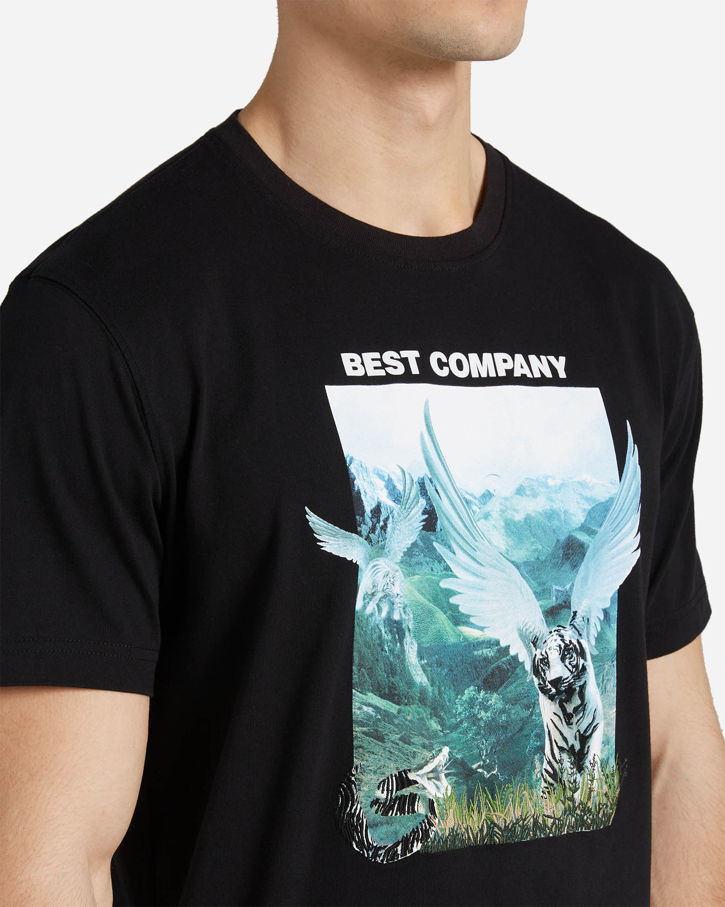 T-shirt BEST COMPANY BOX TIGER M - Nero - 4 | Cisalfa Sport